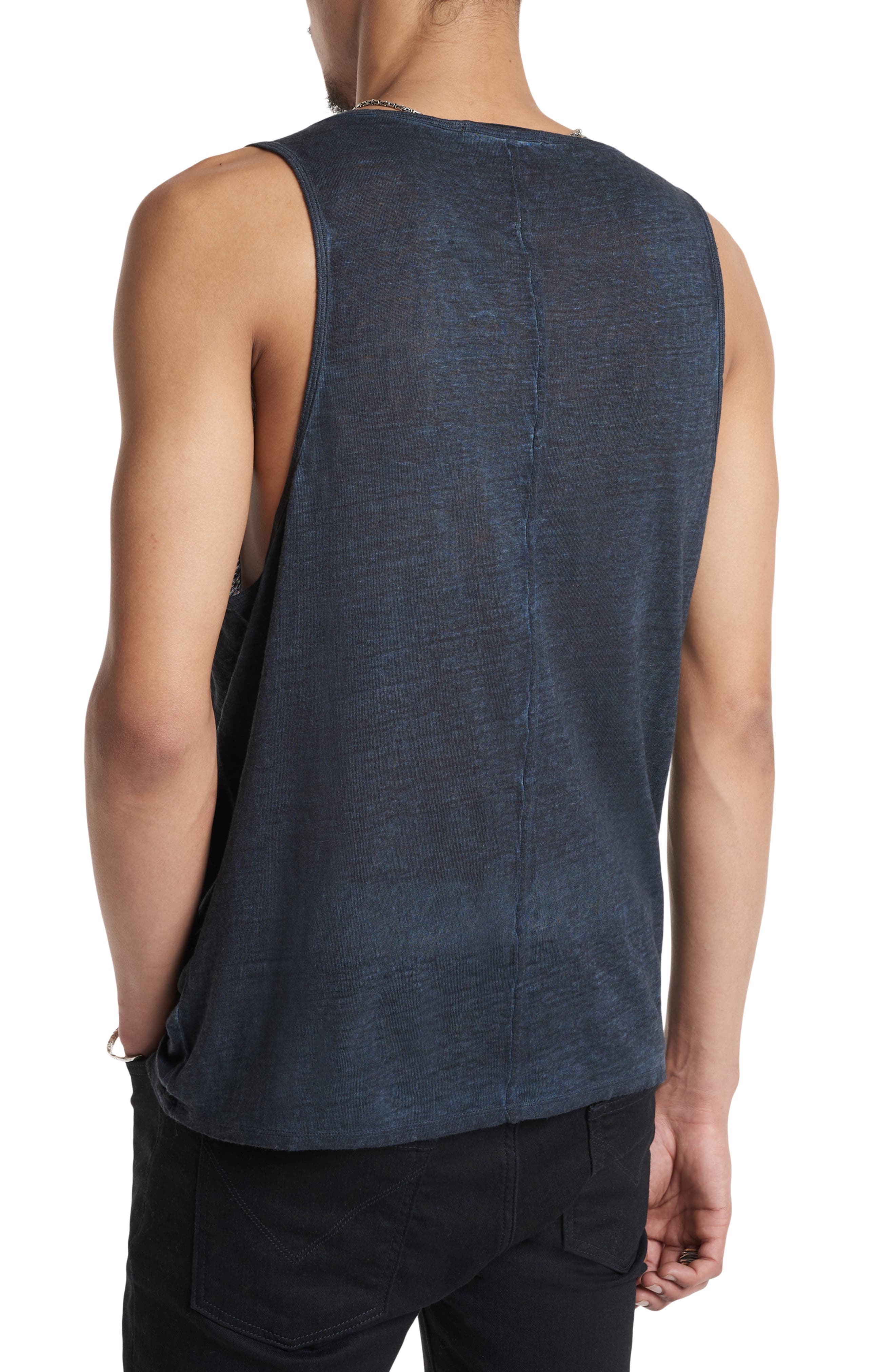 Broome Slim Fit Linen Tank - image 2