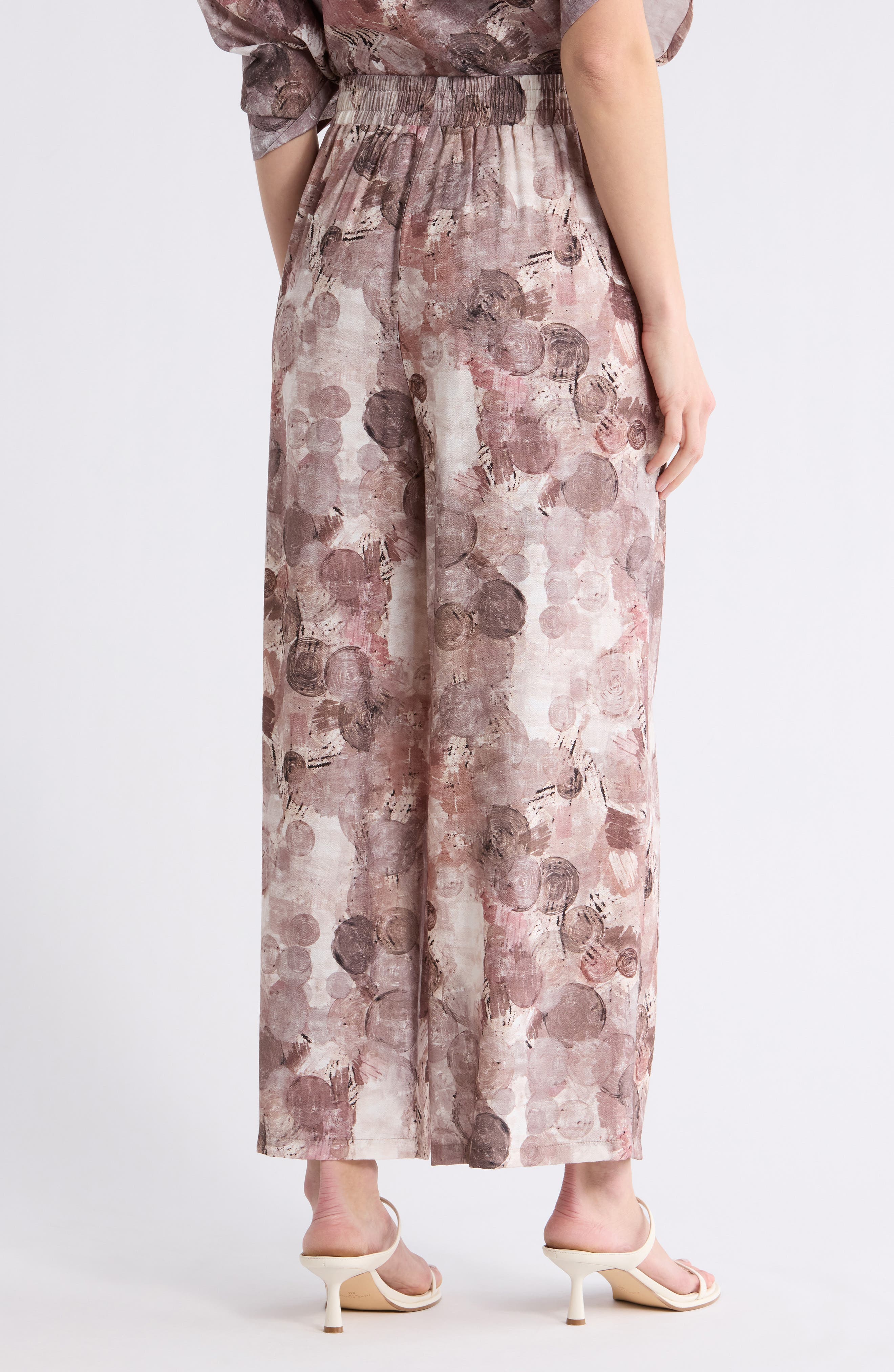 Abstract Print Pull-On Pants - image 2