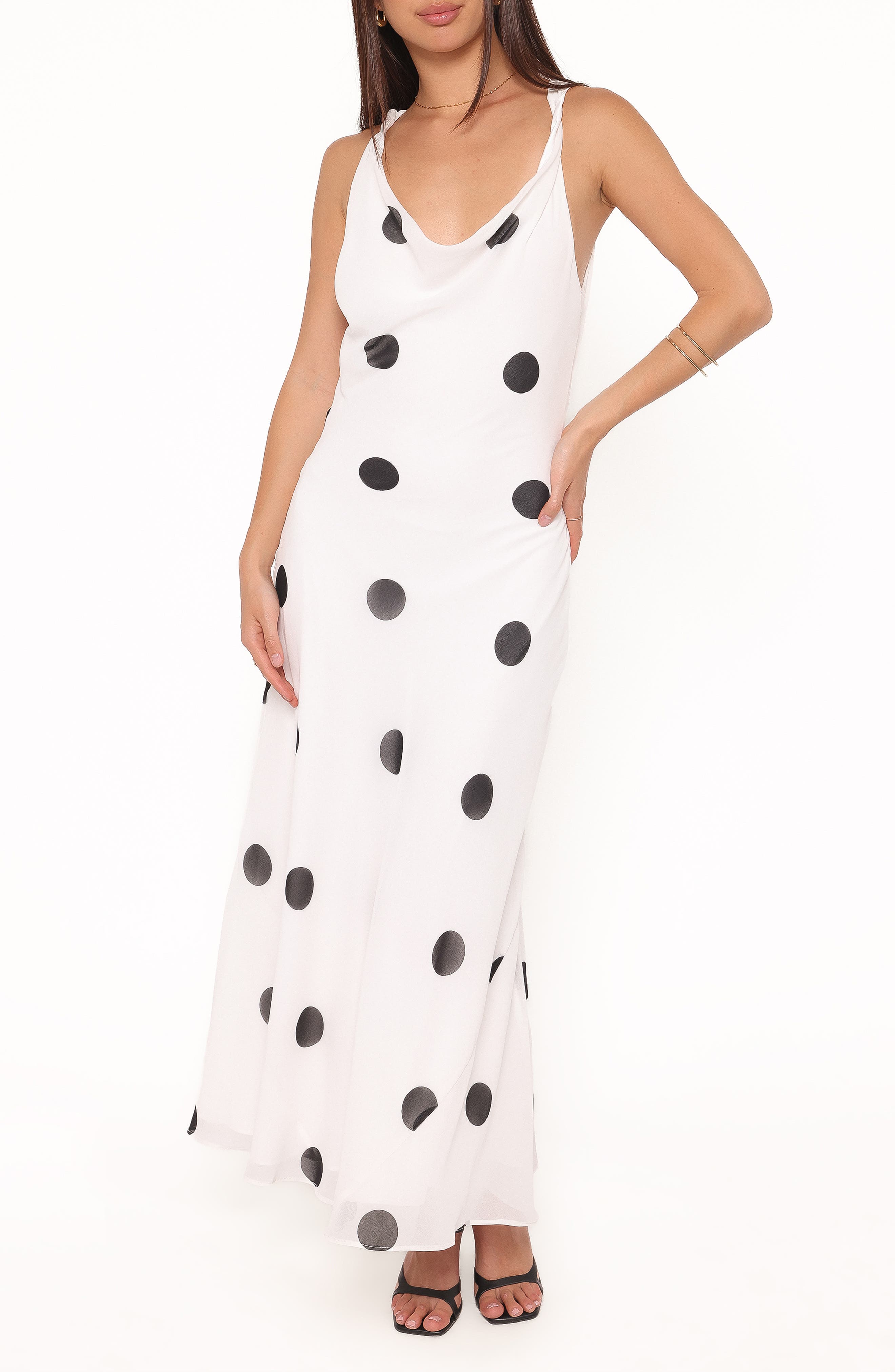 Collette Cowl Neck Sleeveless Maxi Dress - image 1