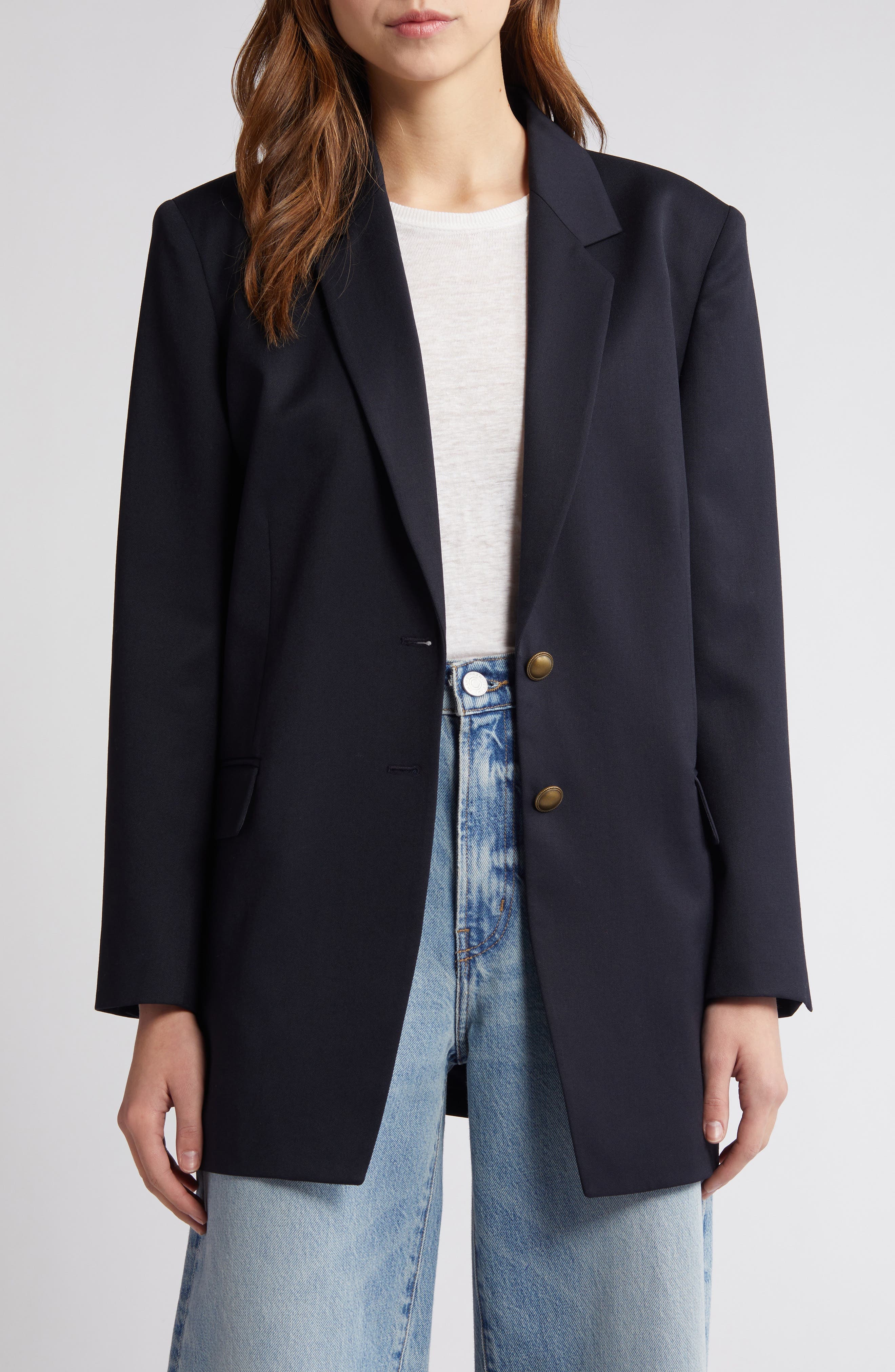 The Oversize Wool Blend Blazer - image 1