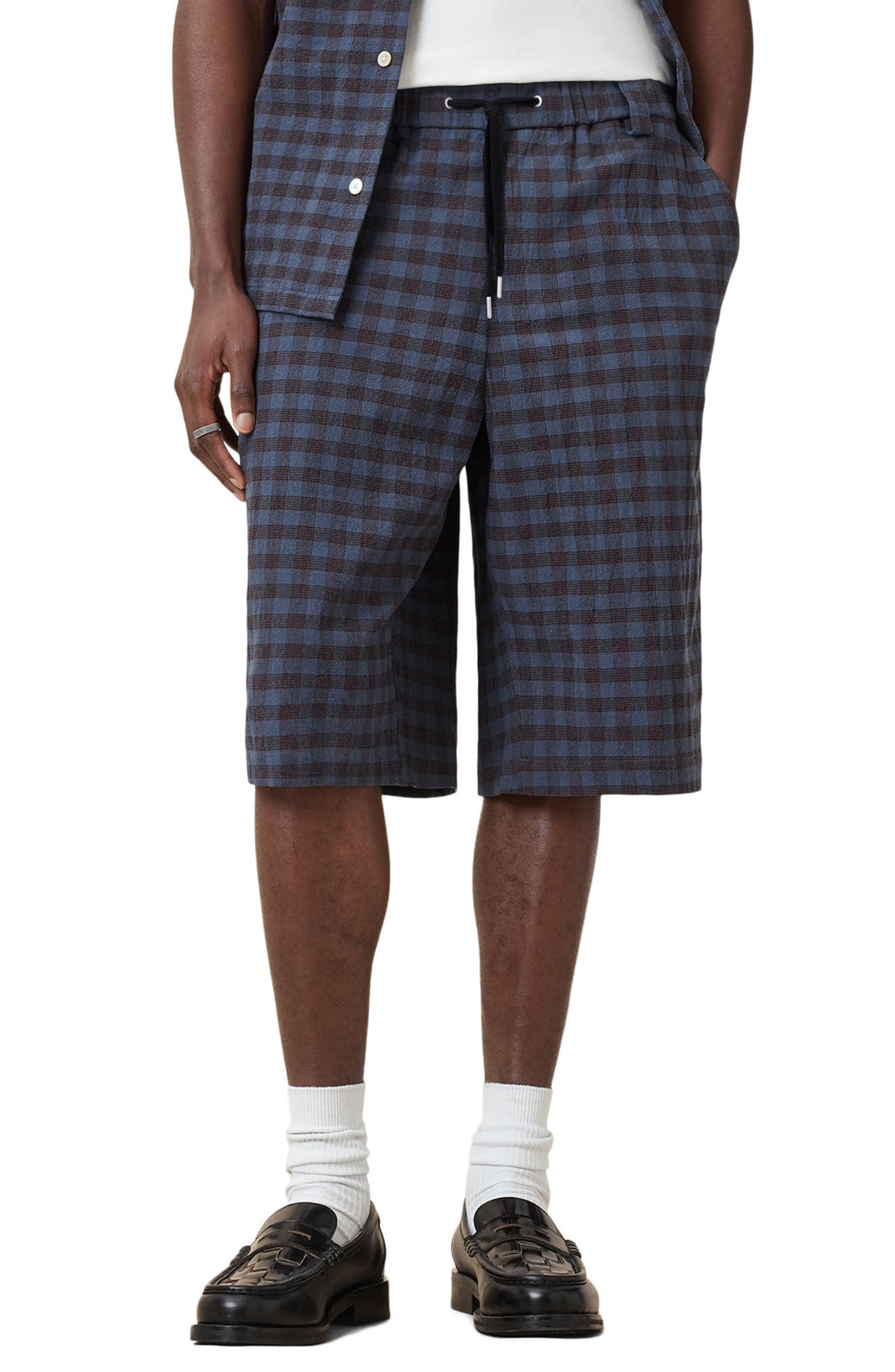 Cooper Crepe Drawstring Shorts - image 1