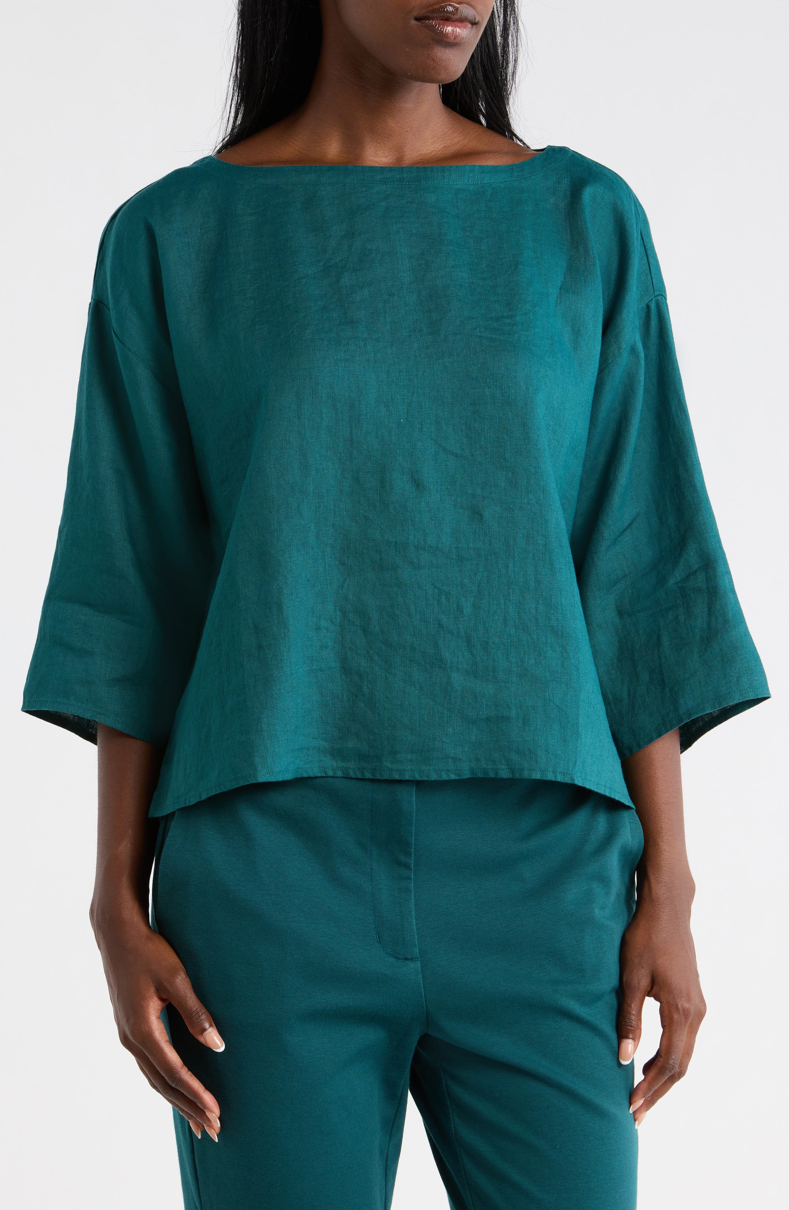 Bateau Neck Box Top - image 3