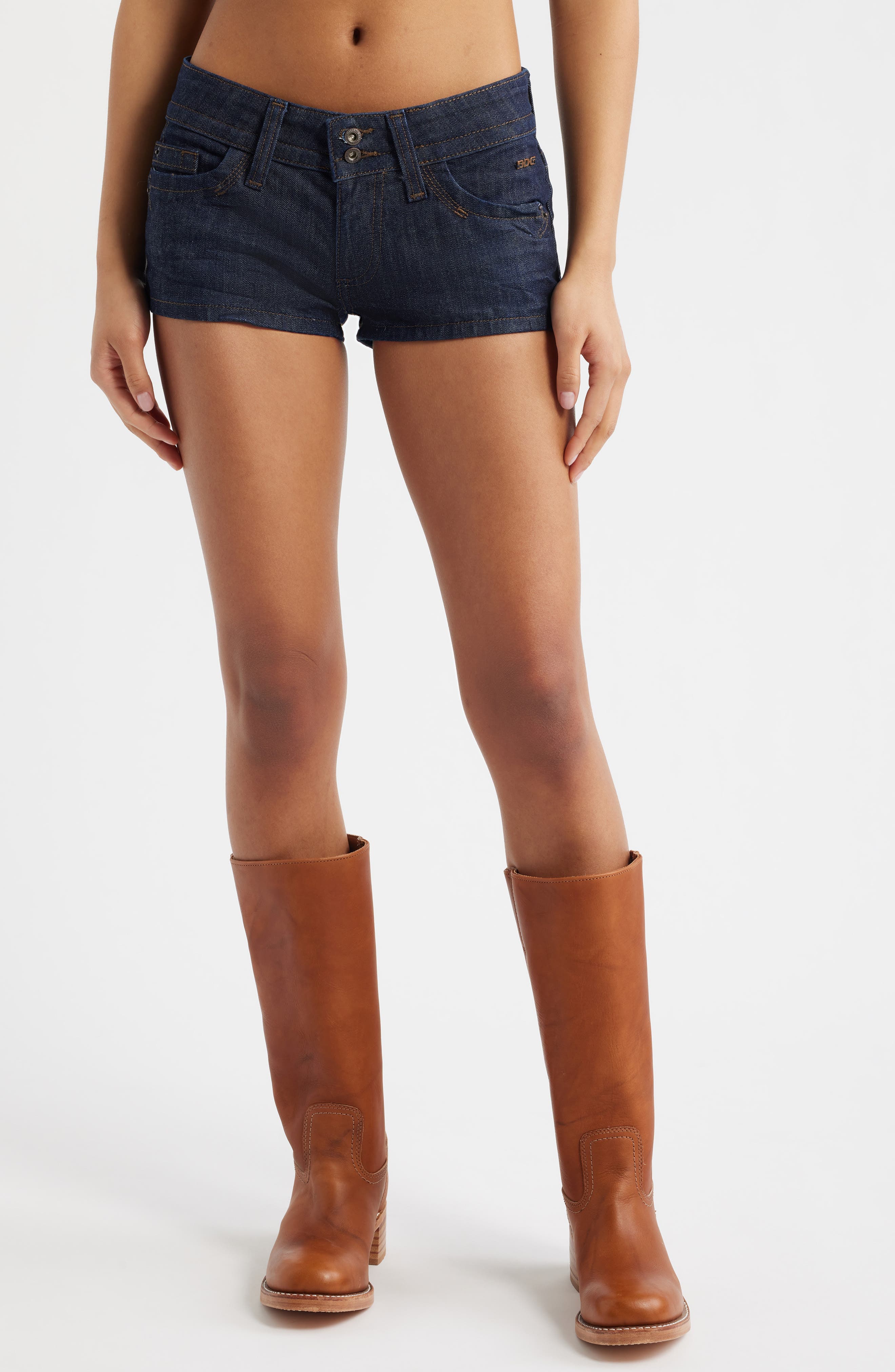 Piper Low Rise Denim Shorts - image 3