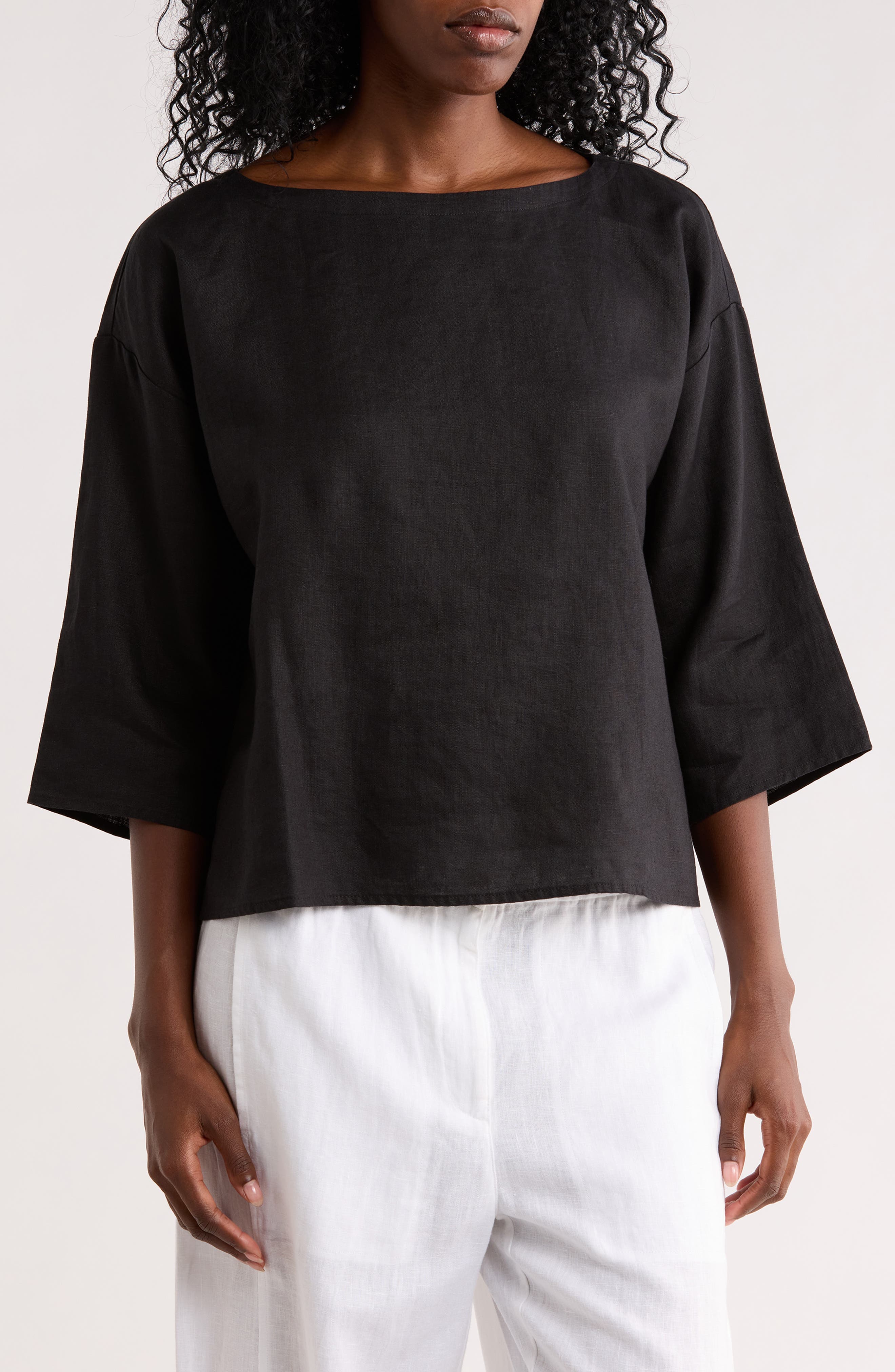 Bateau Neck Box Top - image 1