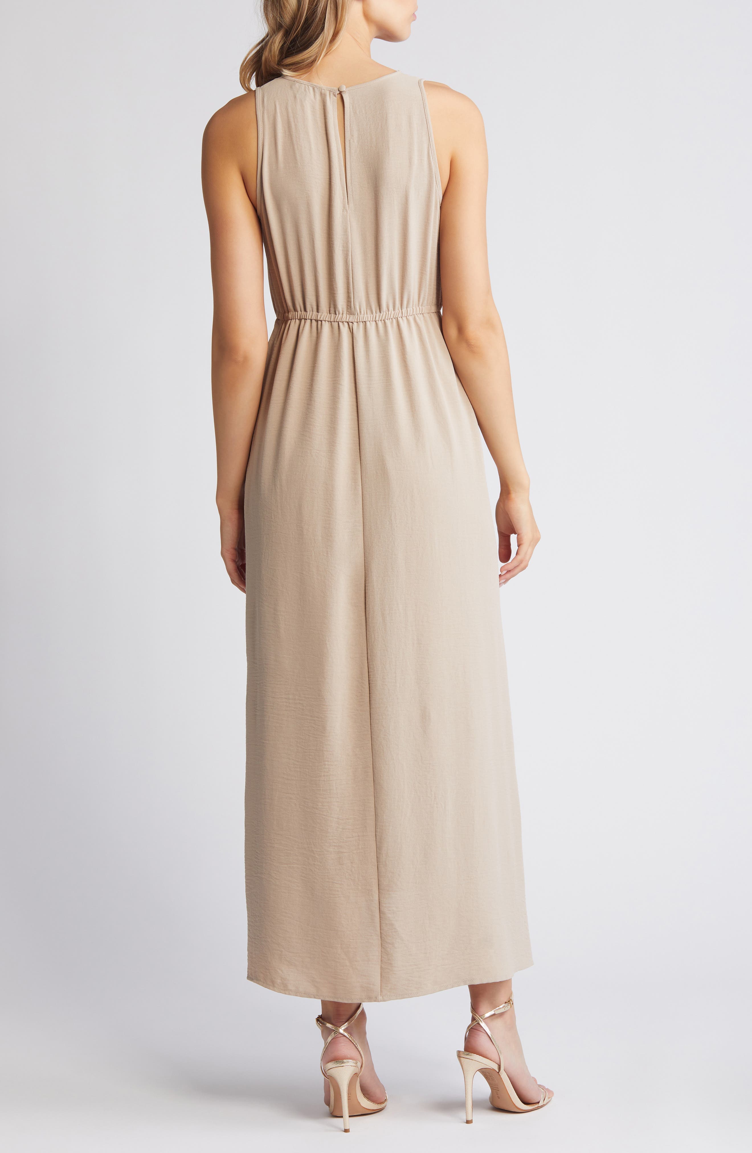 Tie Front Faux Wrap Dress - image 2