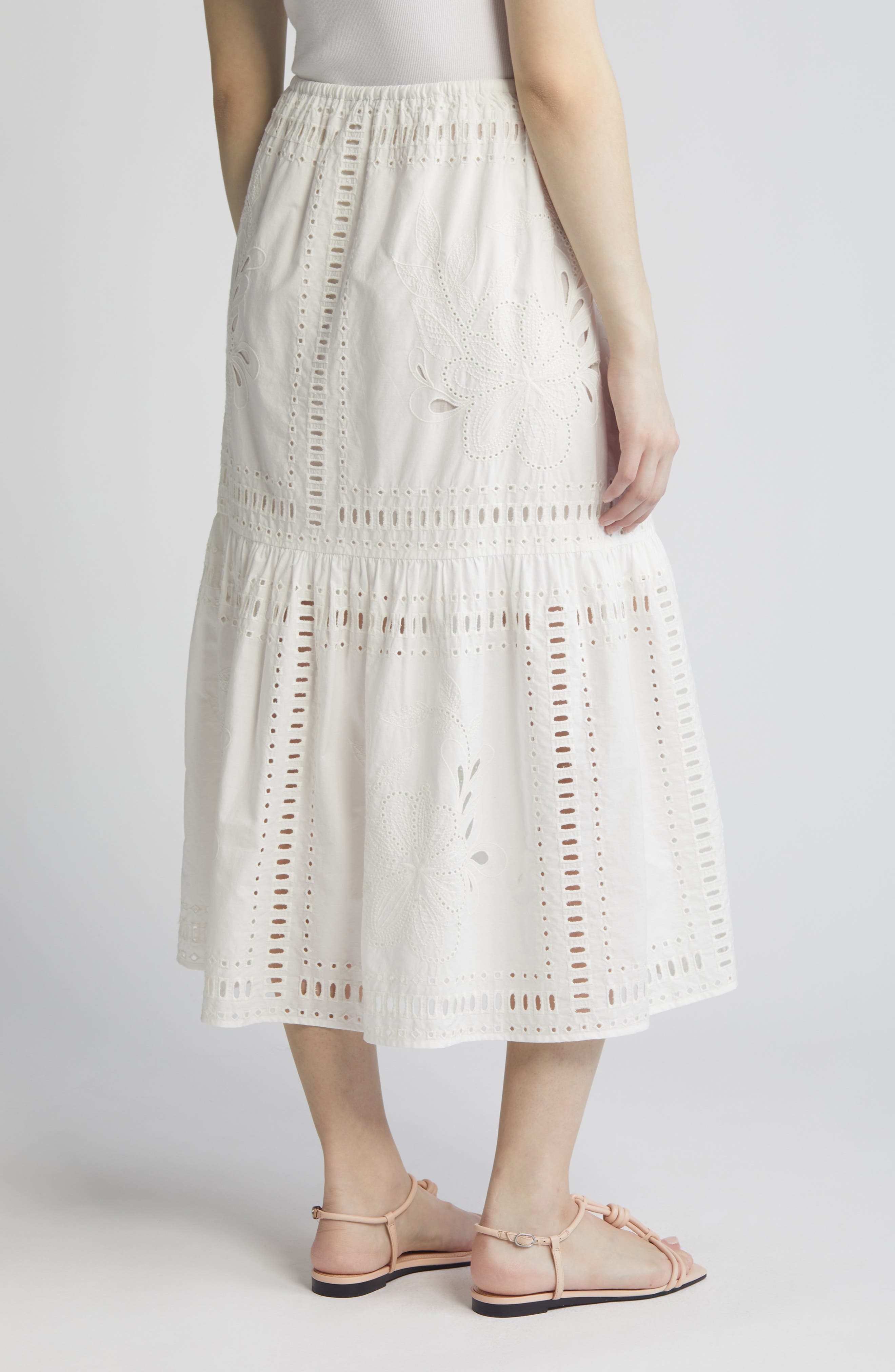 Prina Cotton Eyelet Skirt - image 2
