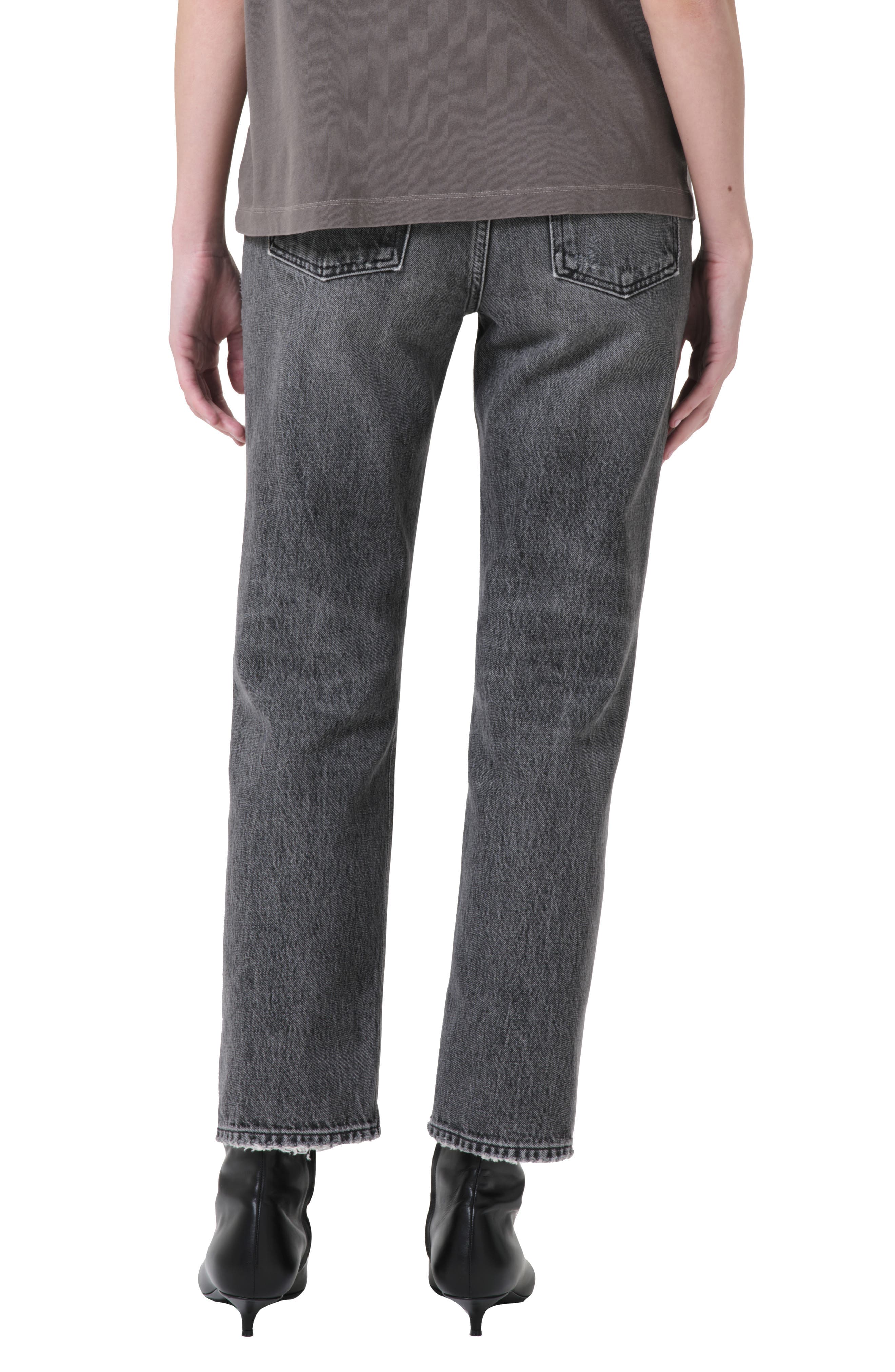 Valen High Waist Ankle Straight Leg Jeans - image 2
