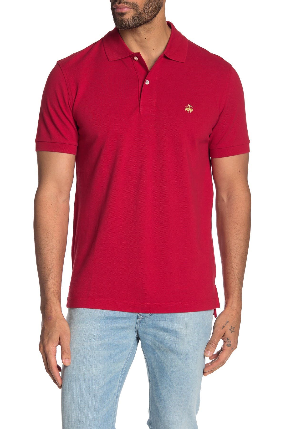 Slim Fit Pique Polo - image 1
