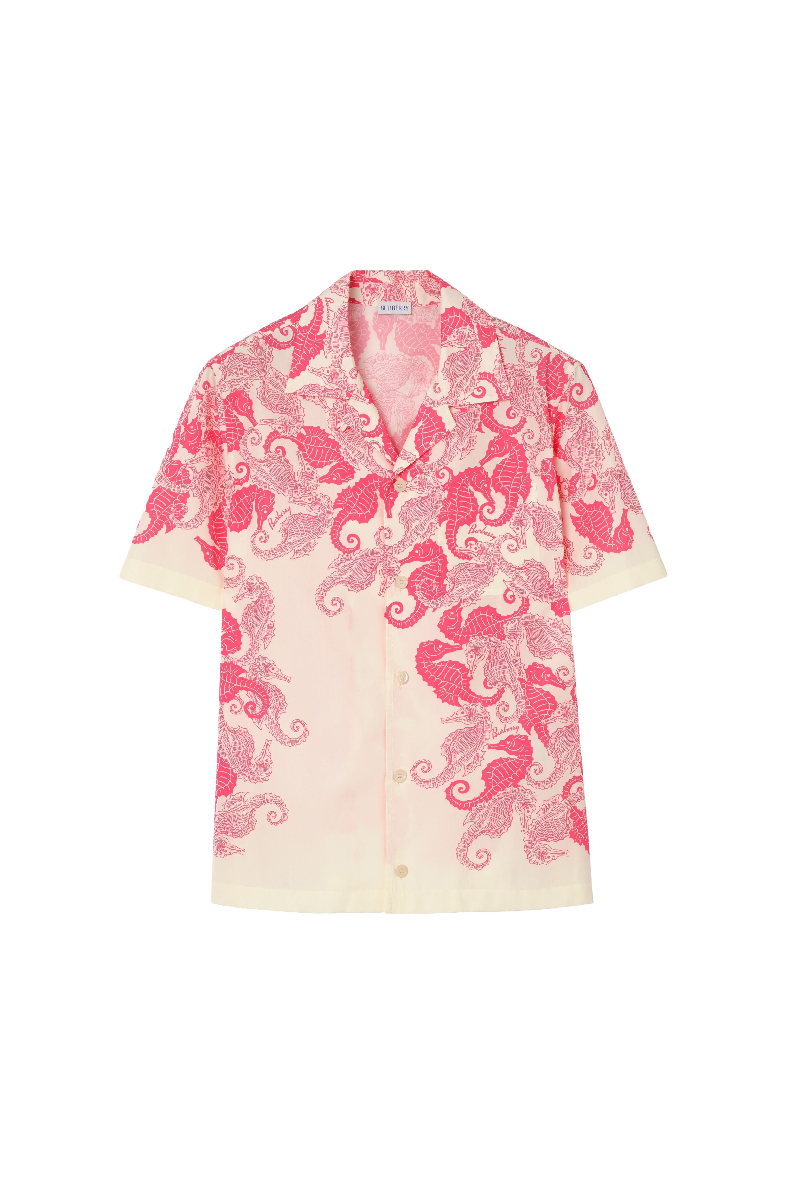 Relaxed Fit Seahorses Cotton Shirt - image 2