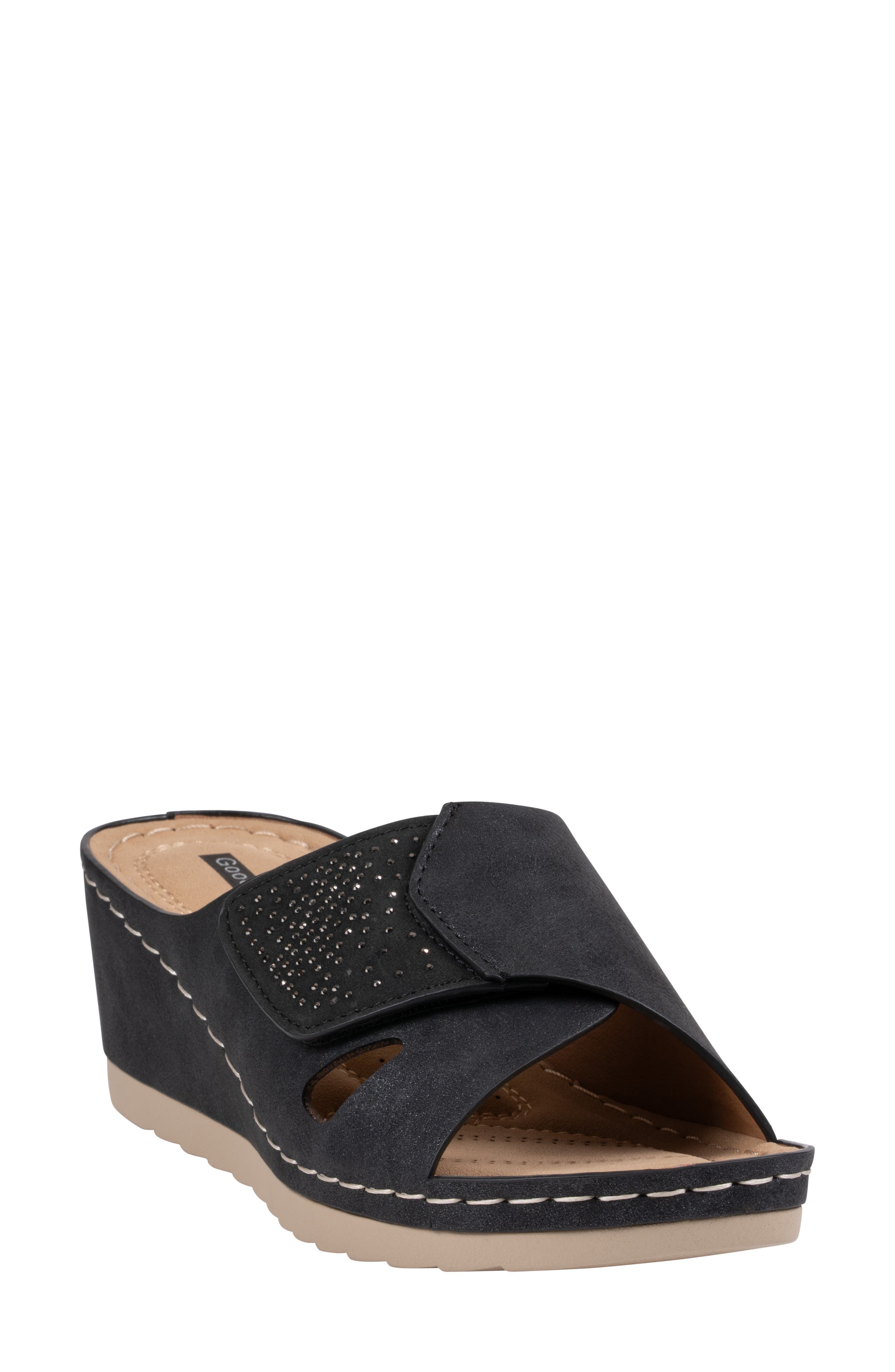 Savina Wedge Slide Sandal - image 1