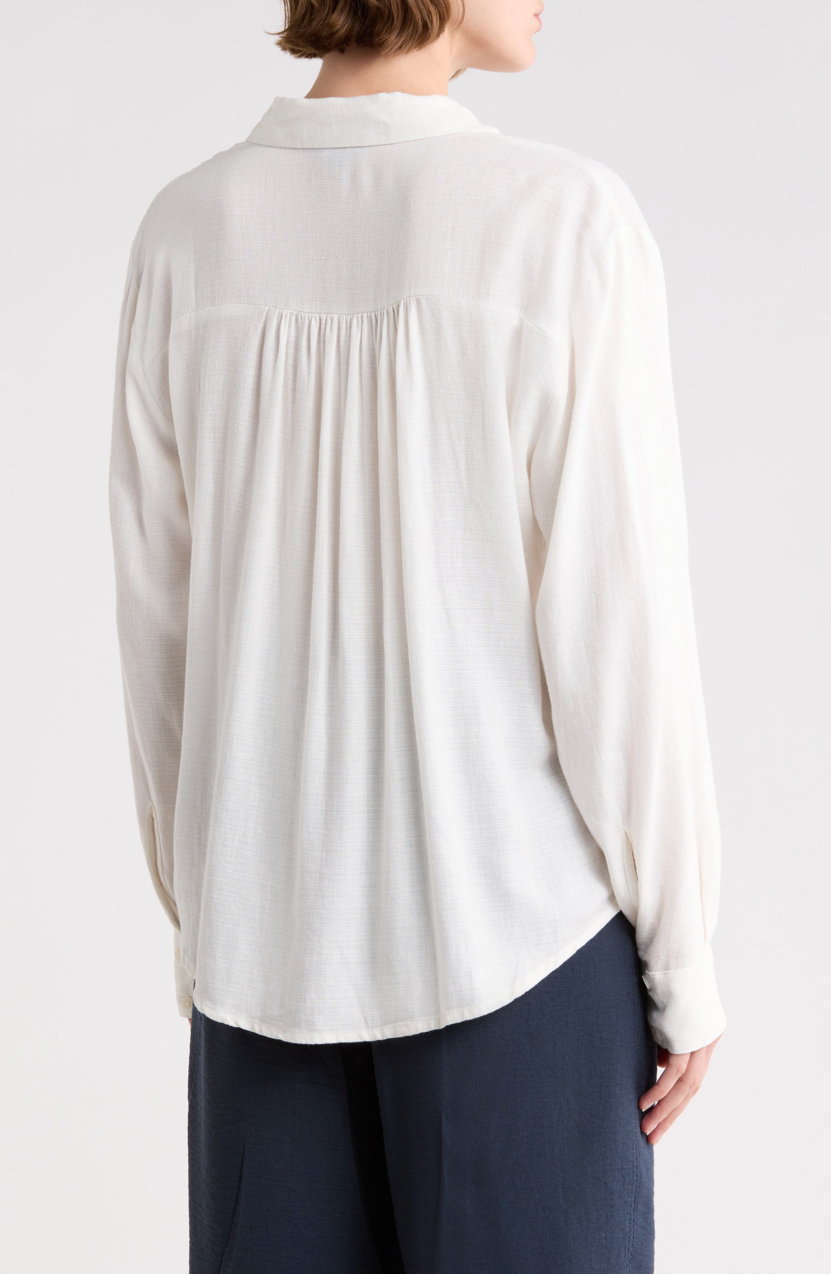 Woven Button-Up Shirt - image 2