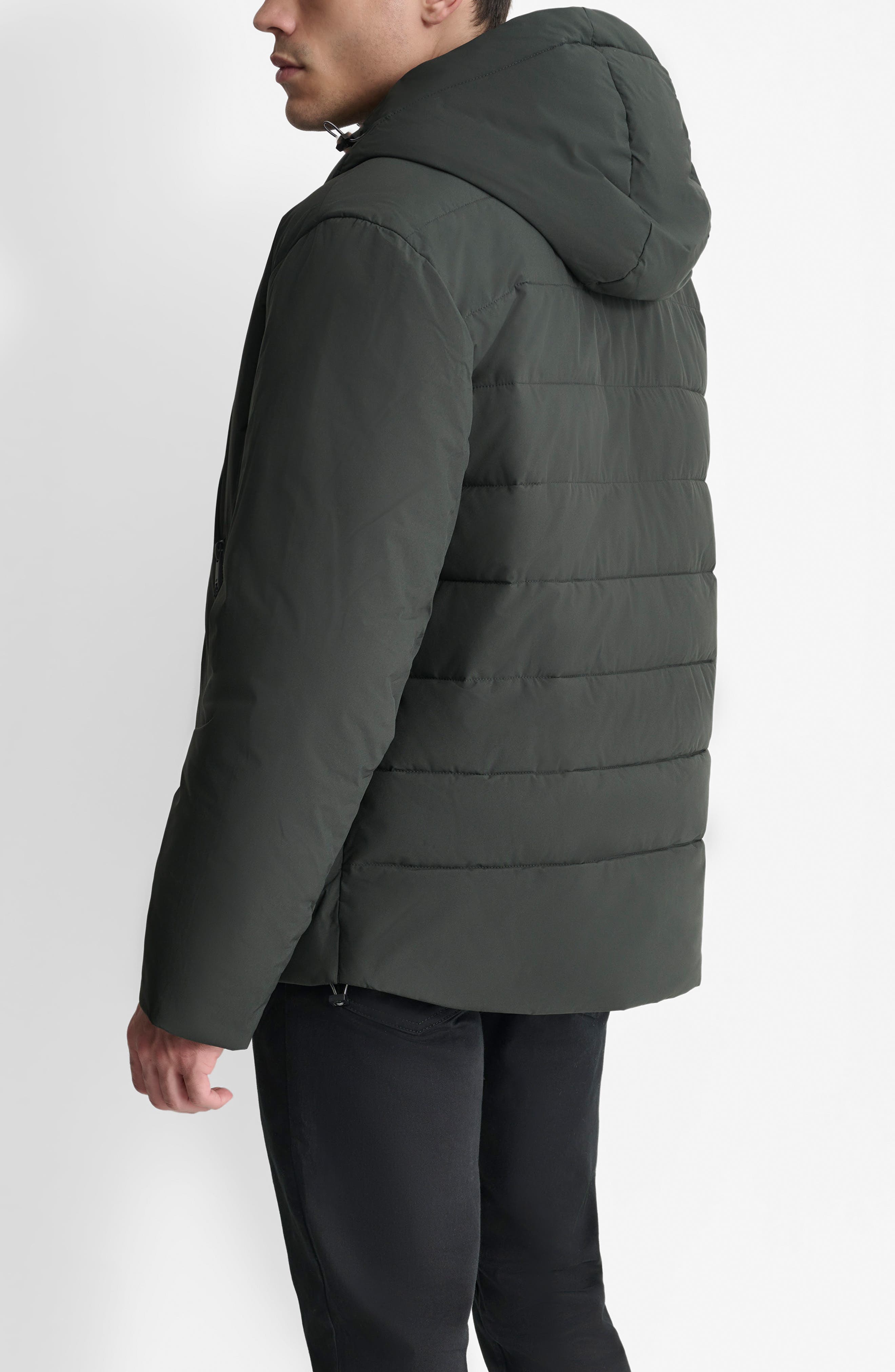 Stretch Polyester Puffer Jacket - image 4
