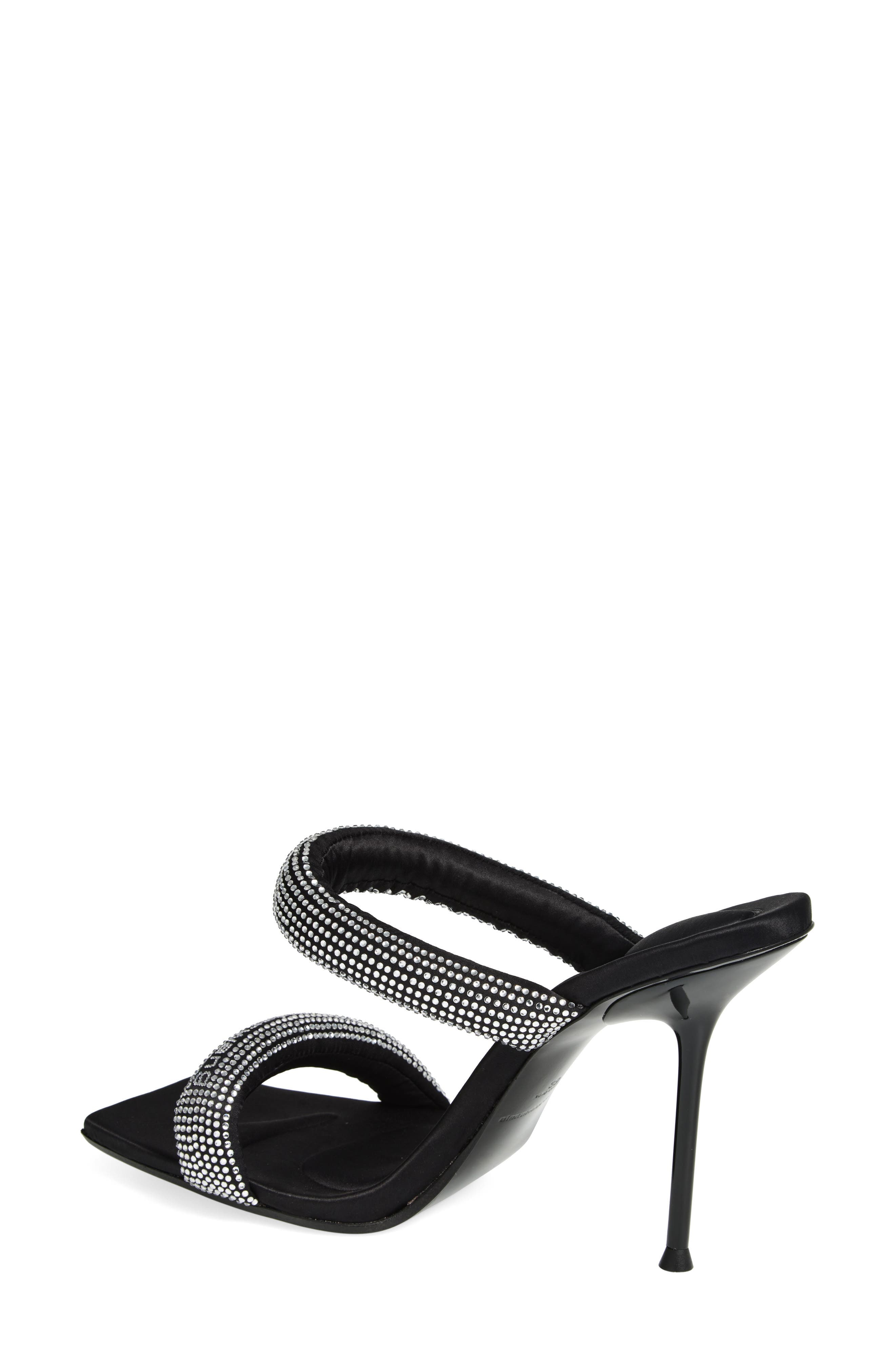 Julie Tubular Crystal Embellished Slide Sandal - image 2