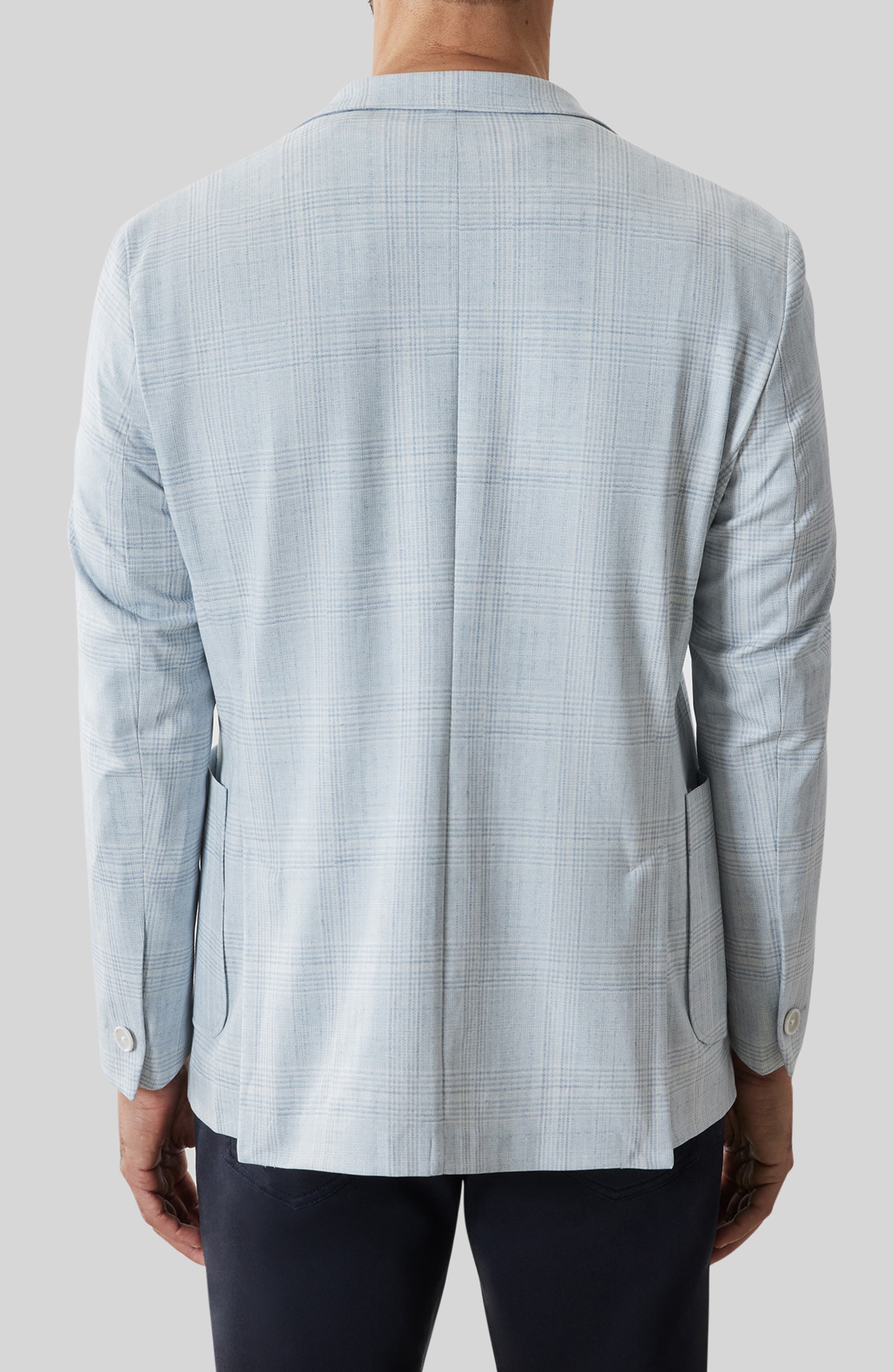 Vorn Plaid Knit Sport Coat - image 2