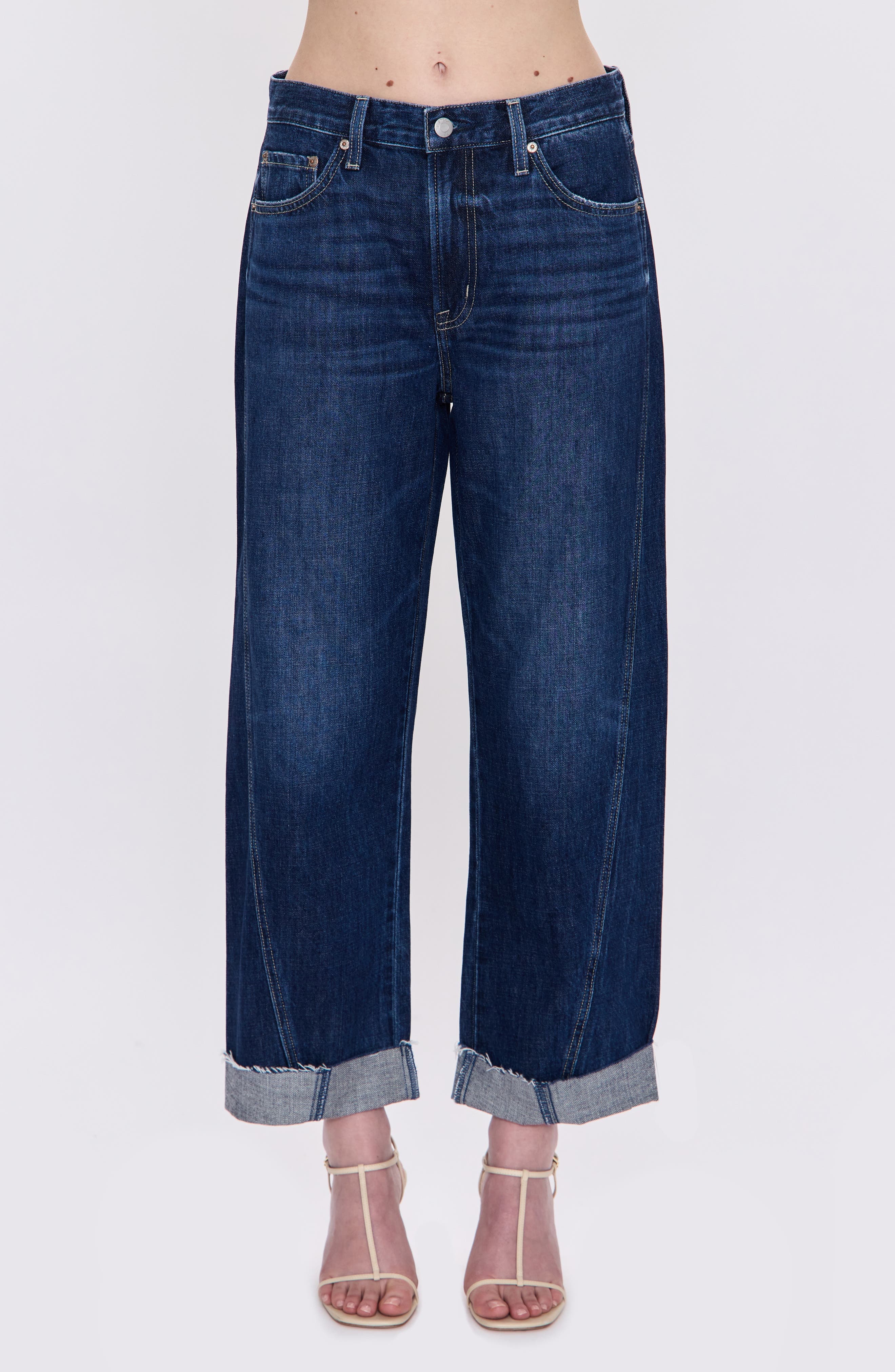 Kacey Cuffed High Waist Boyfriend Jeans - image 1