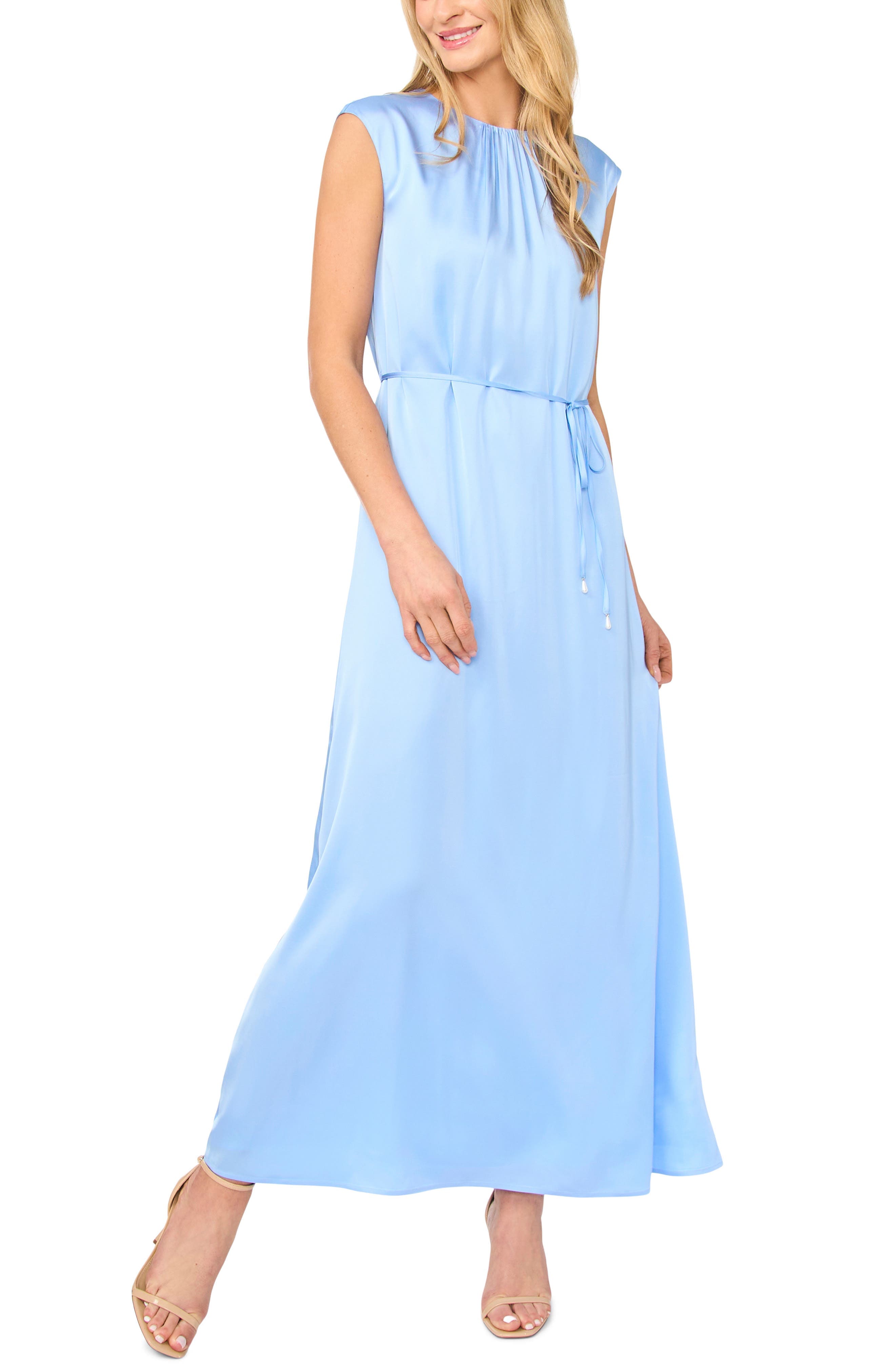Parker Gathered Neck Maxi Dress - image 1
