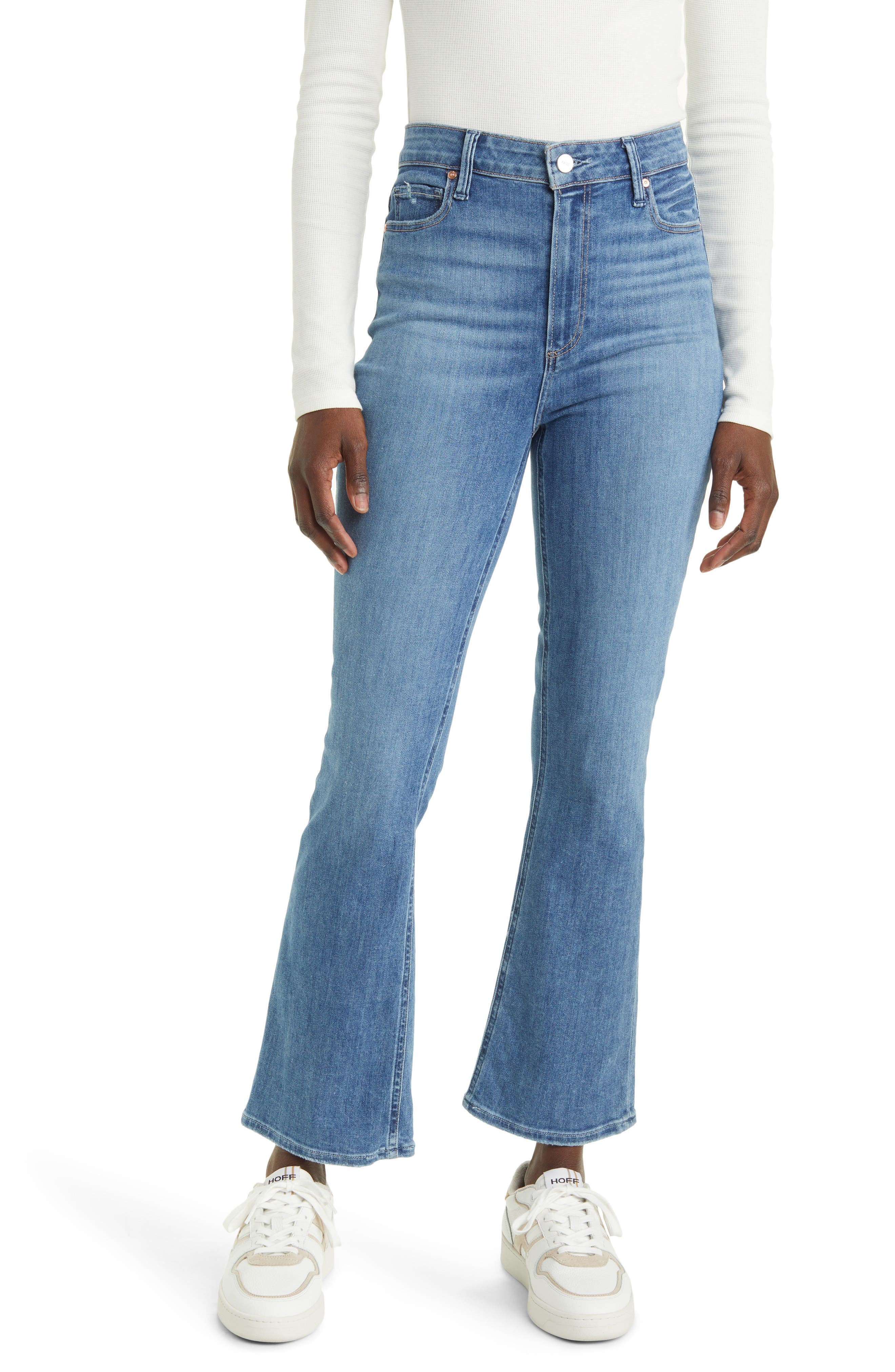 Claudine High Waist Ankle Flare Jeans - image 1
