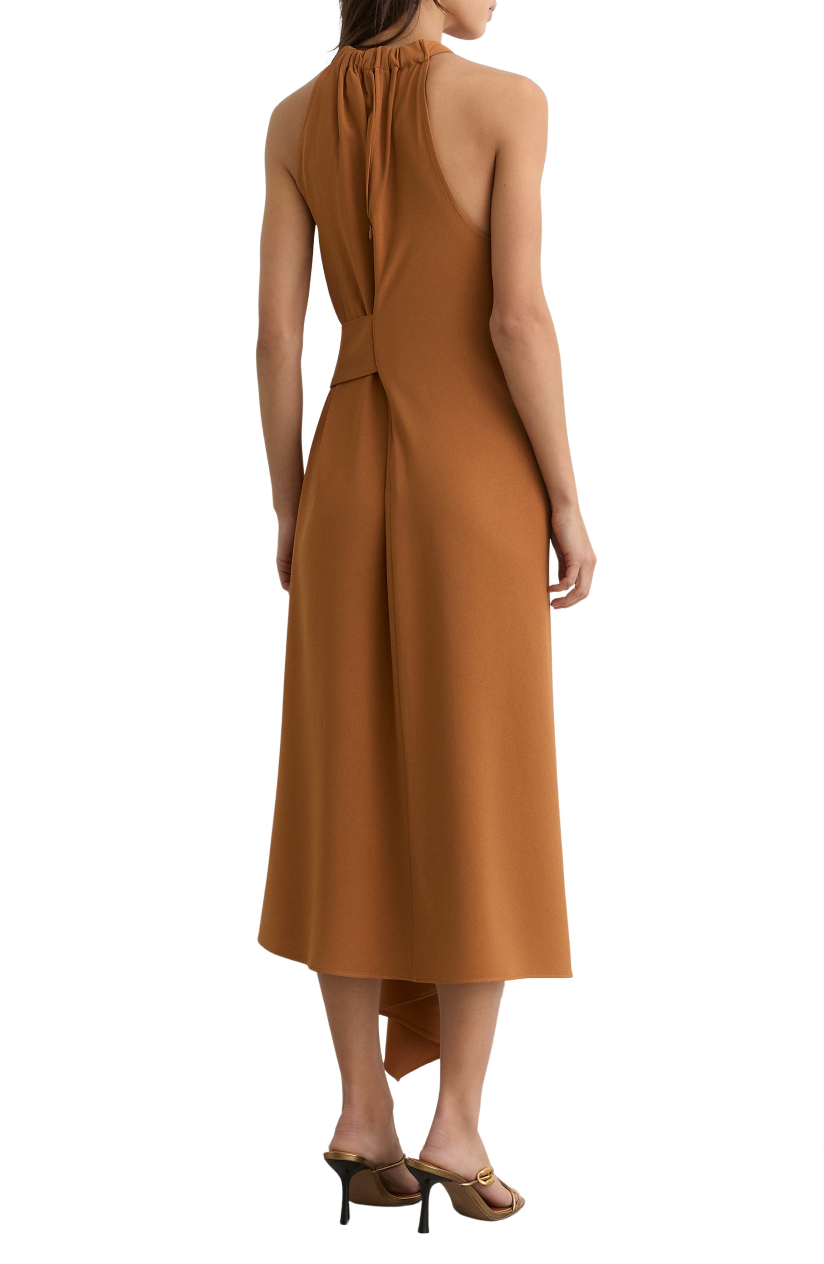 Maeve Asymmetric Sleeveless Midi Dress - image 2