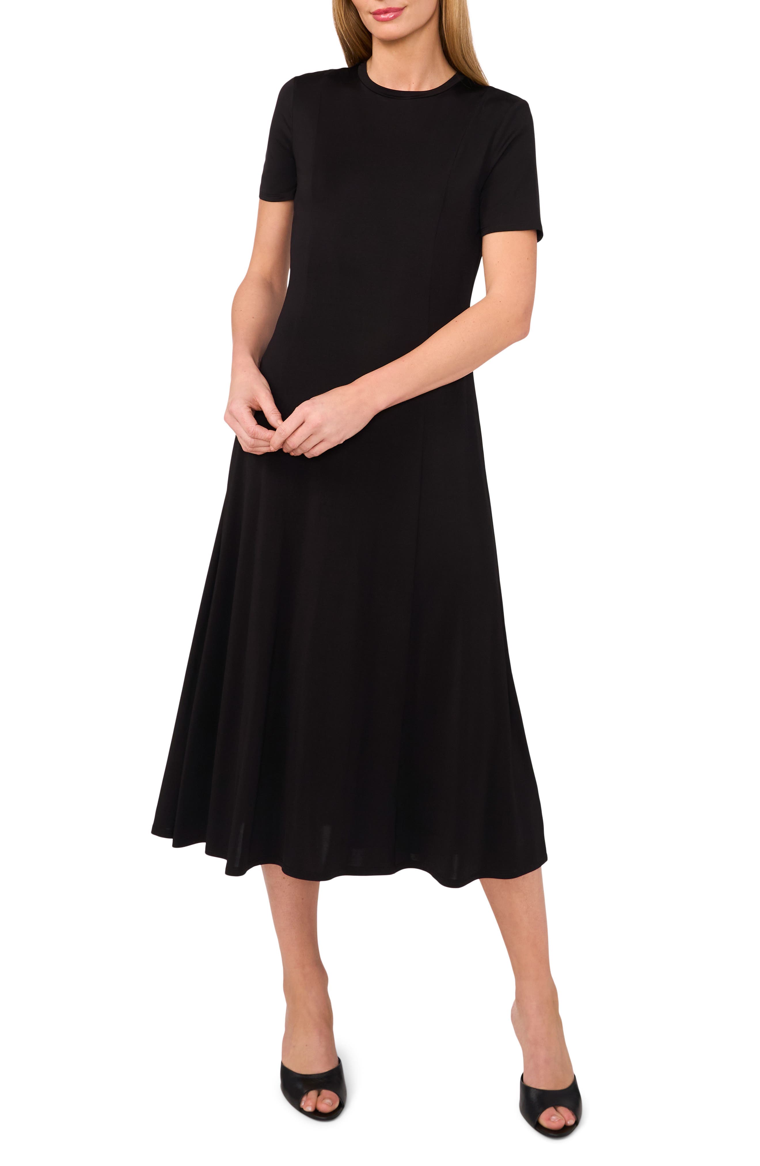 Short Sleeve Jersey Dress - image 1