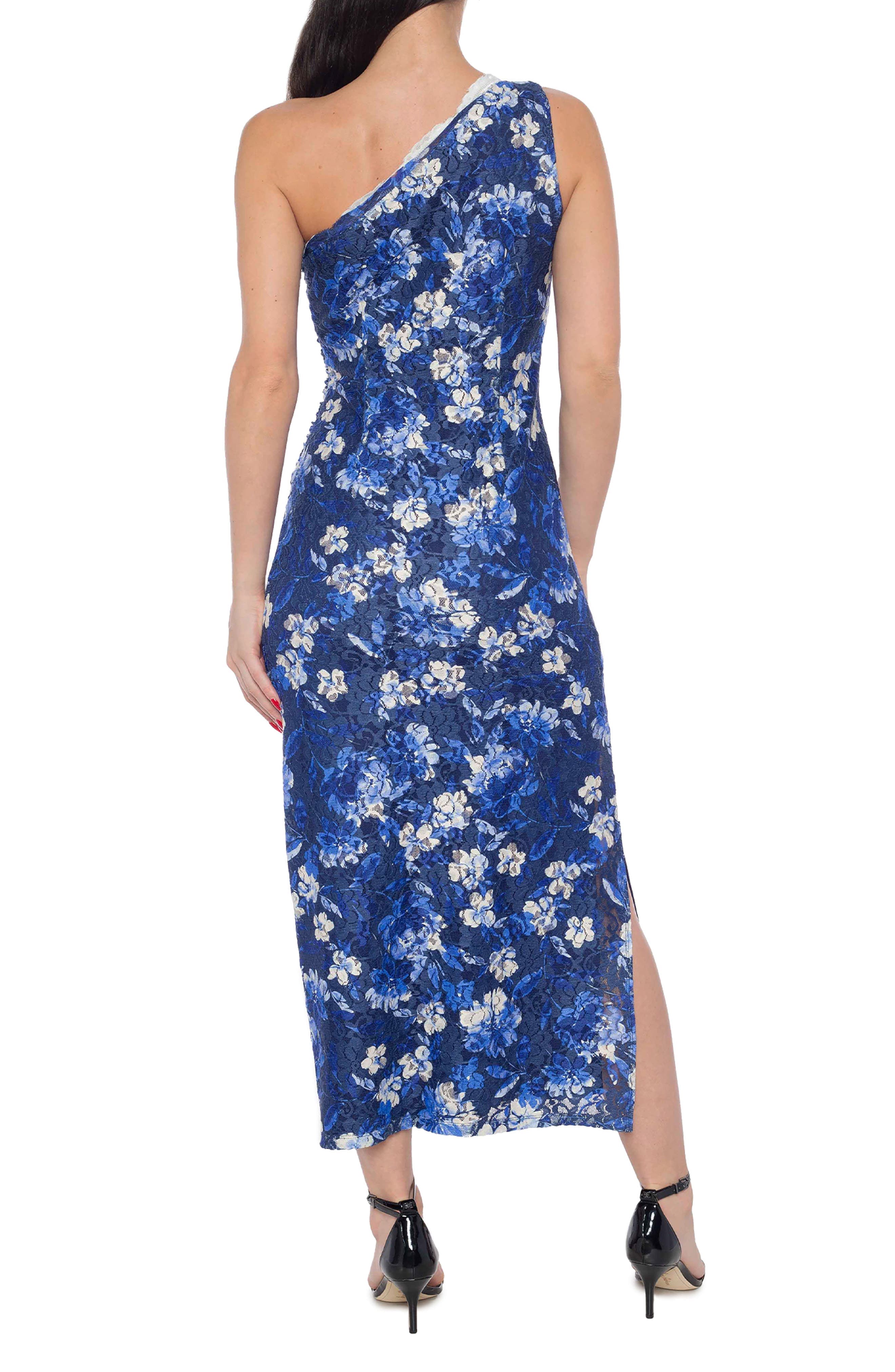 Lace One-Shoulder Maxi Dress - image 2