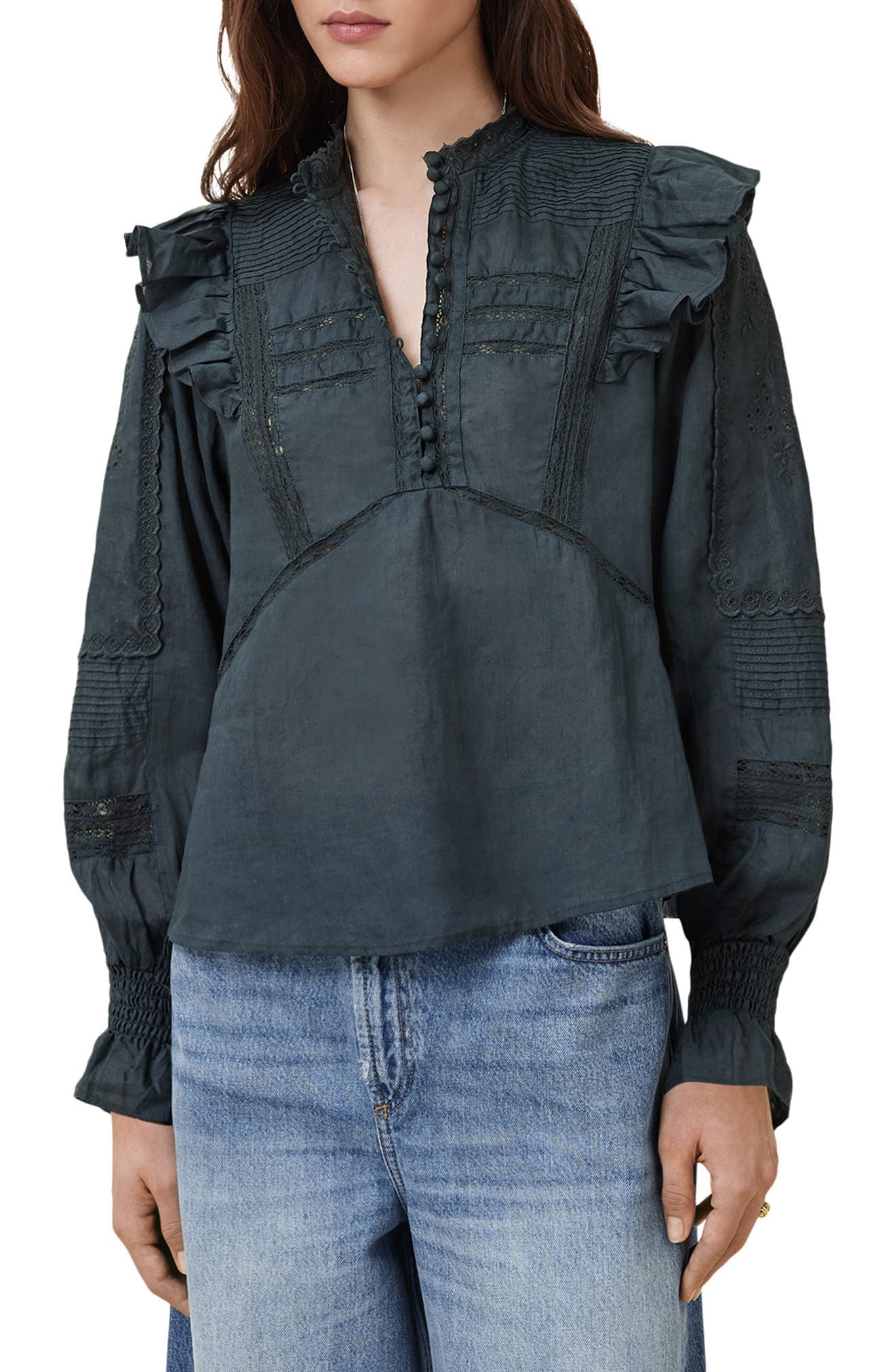 Heather Ruffle Top - image 1