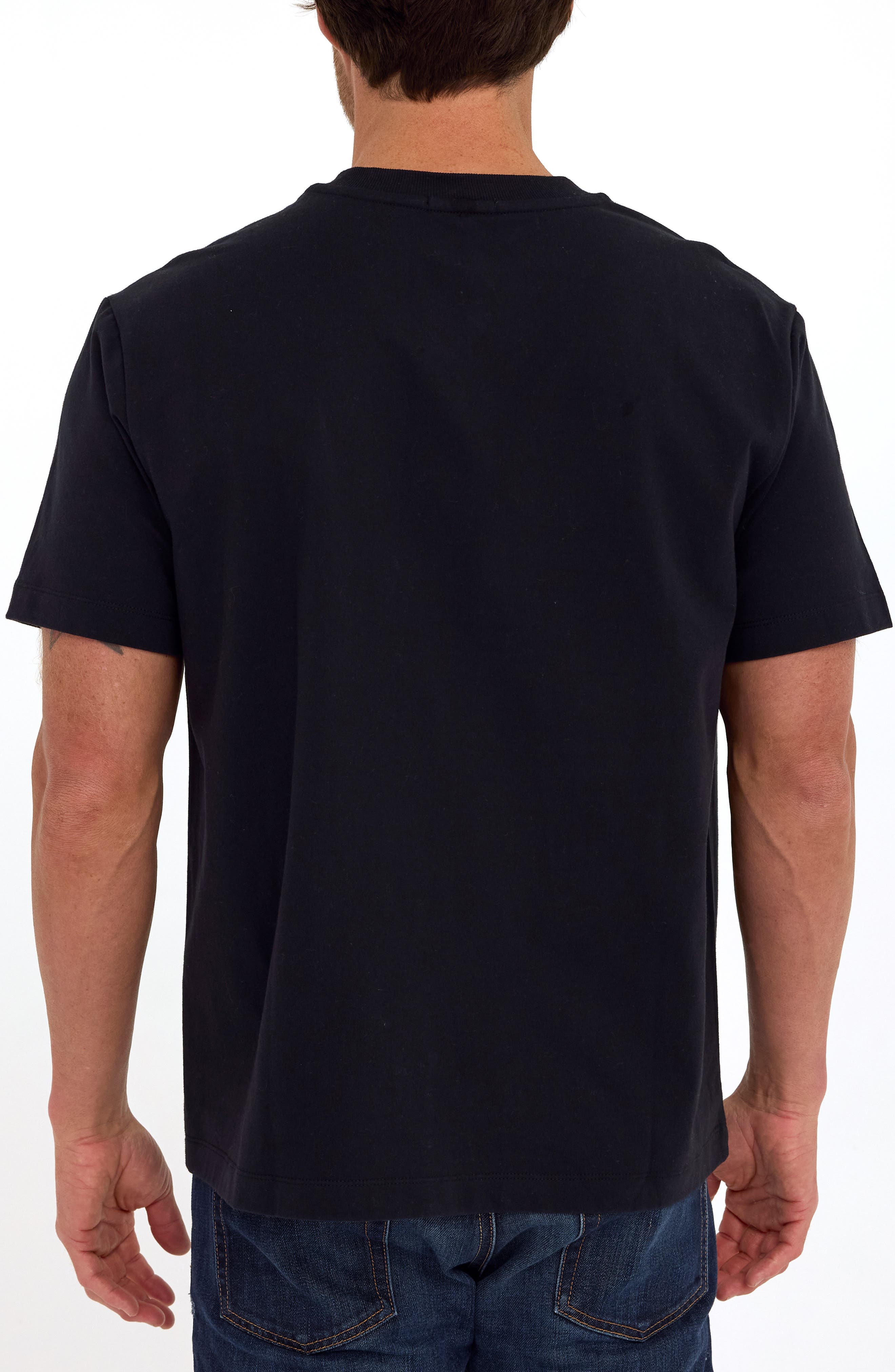 Roger Relaxed Fit V-Neck Cotton Jersey T-Shirt - image 2