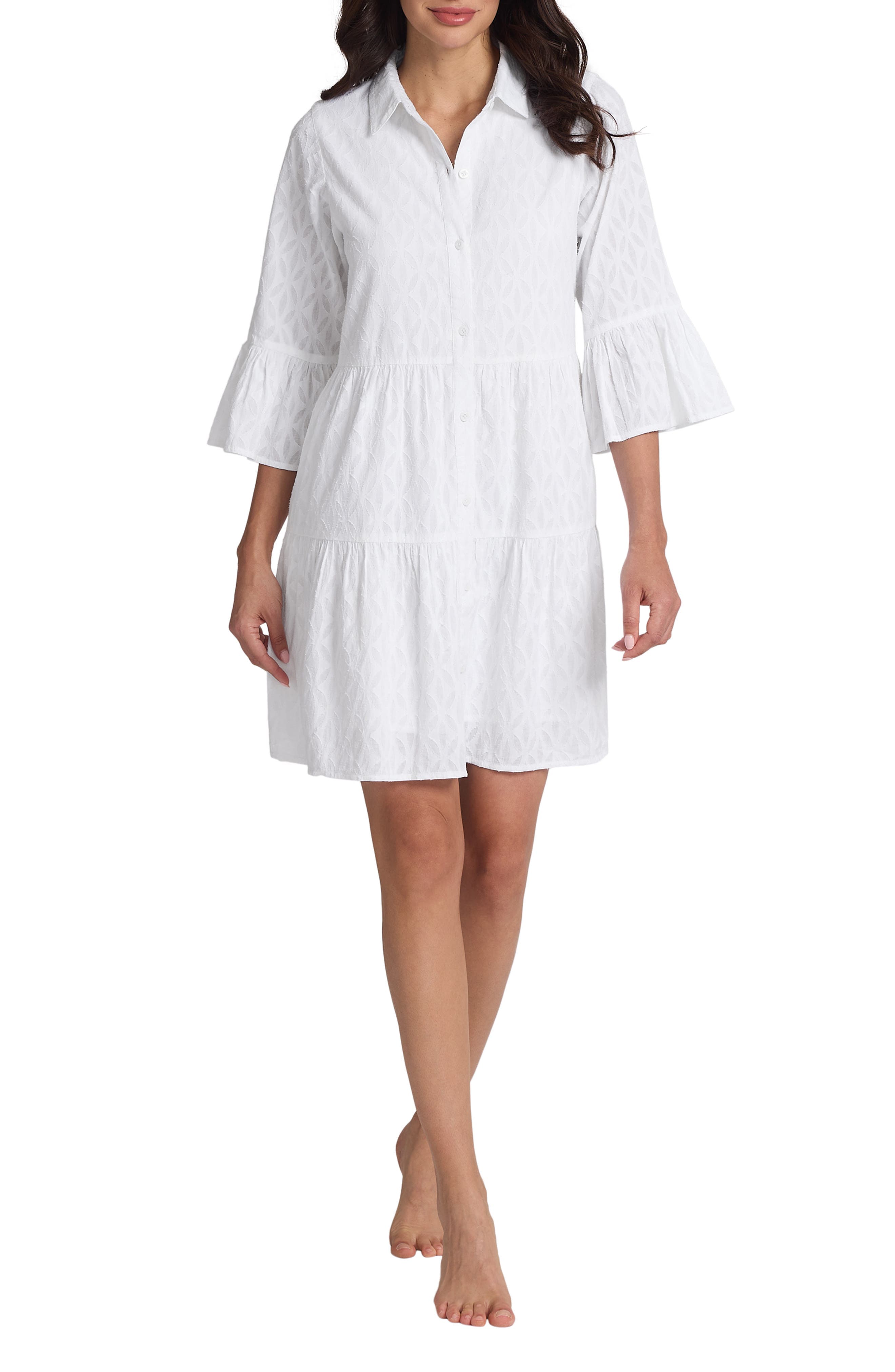 Cotton Cover-Up Shirtdress - image 1