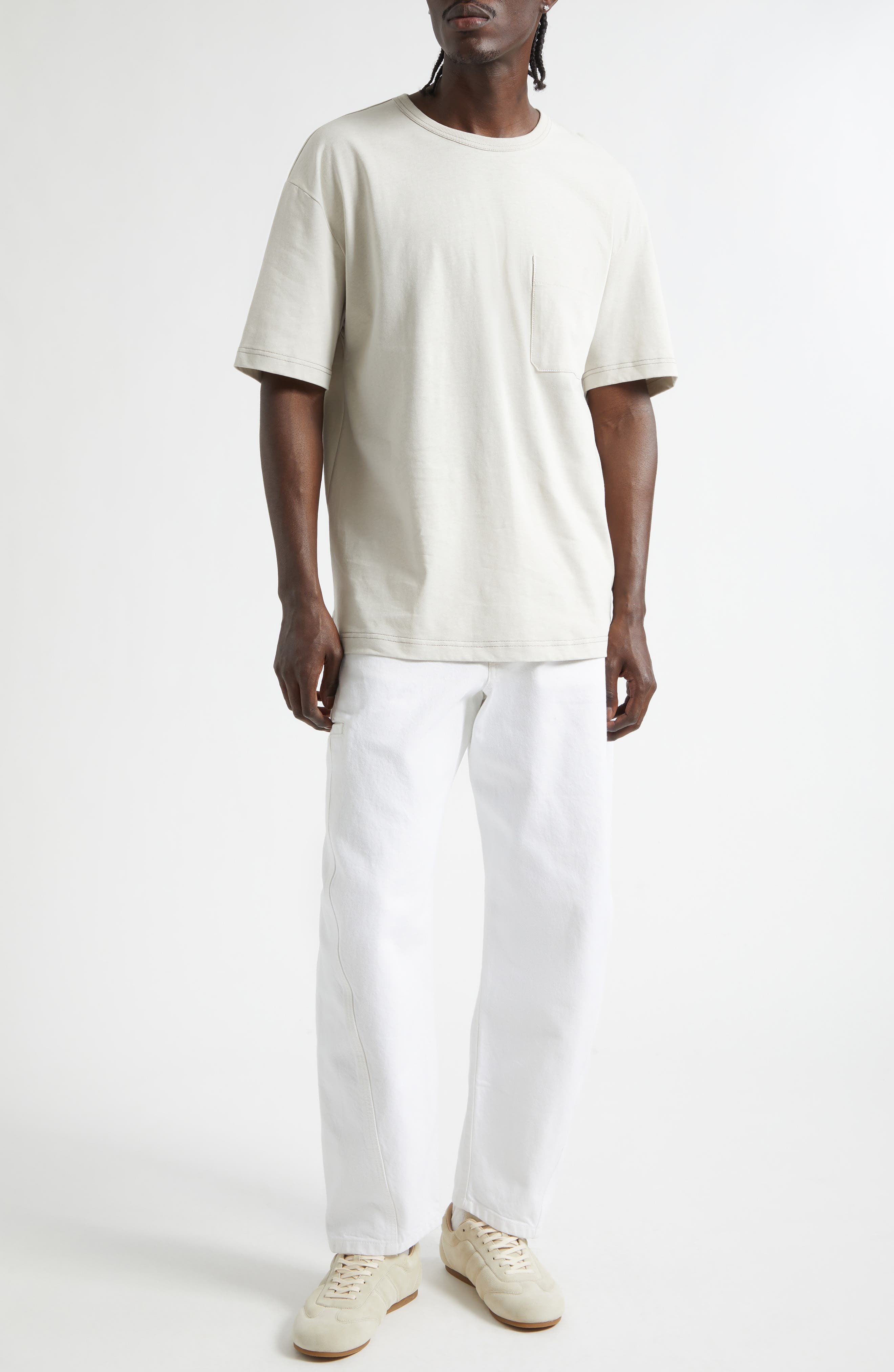Boxy Cotton & Linen T-Shirt - image 2