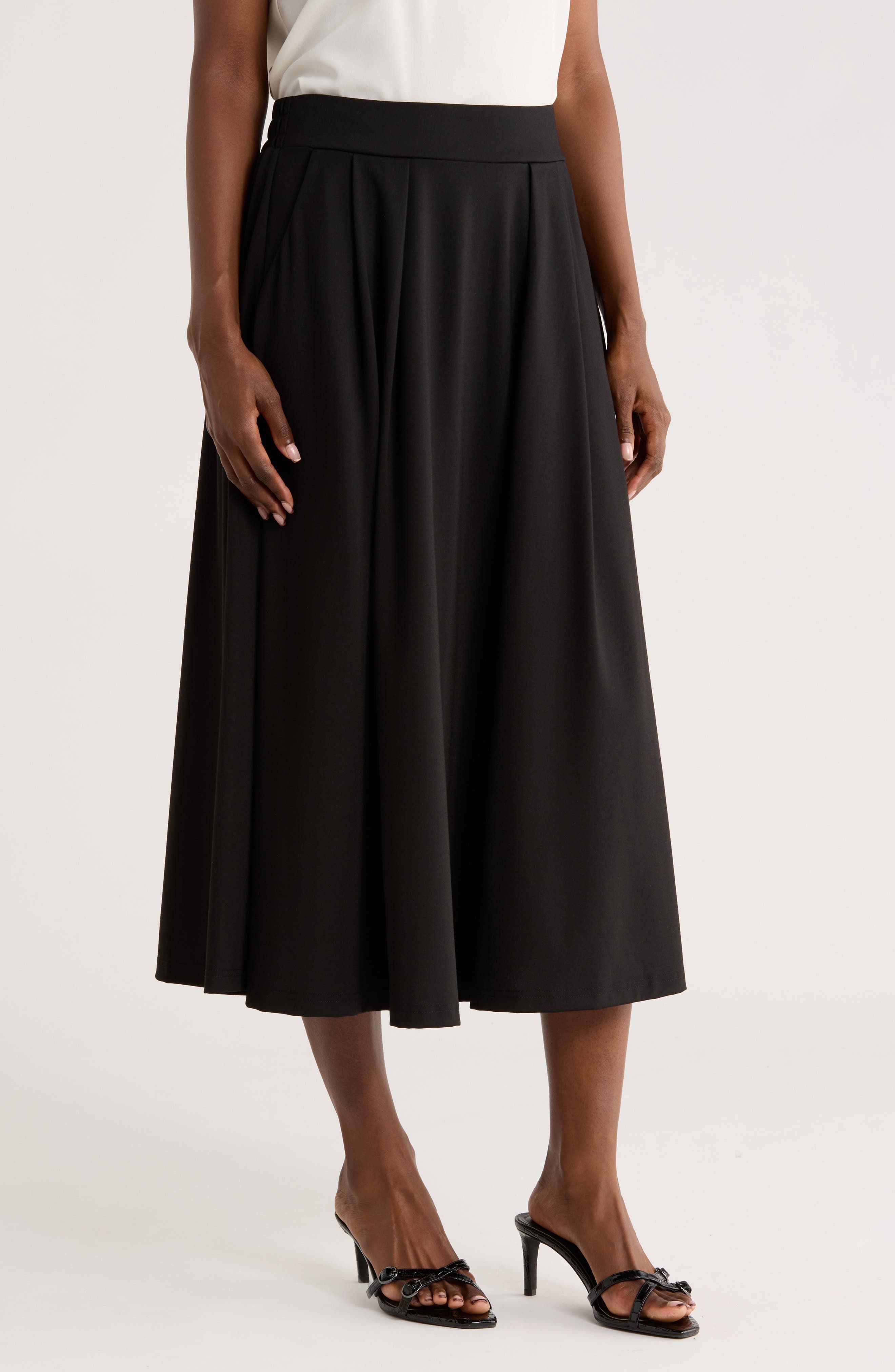 Side Pocket Midi Skirt - image 1