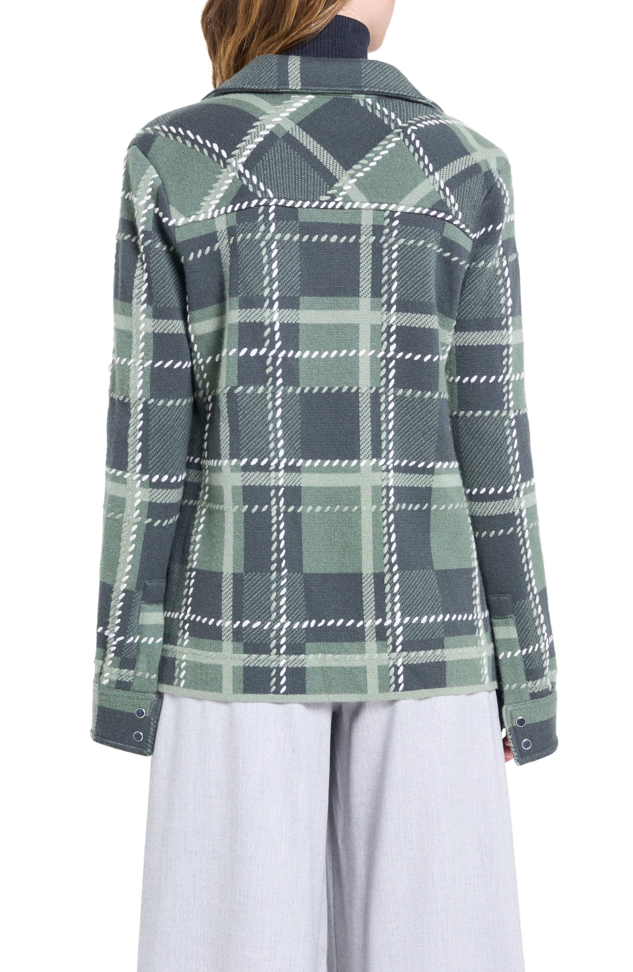 Ranchers Plaid Cashmere Snap-Up Shirt - image 2