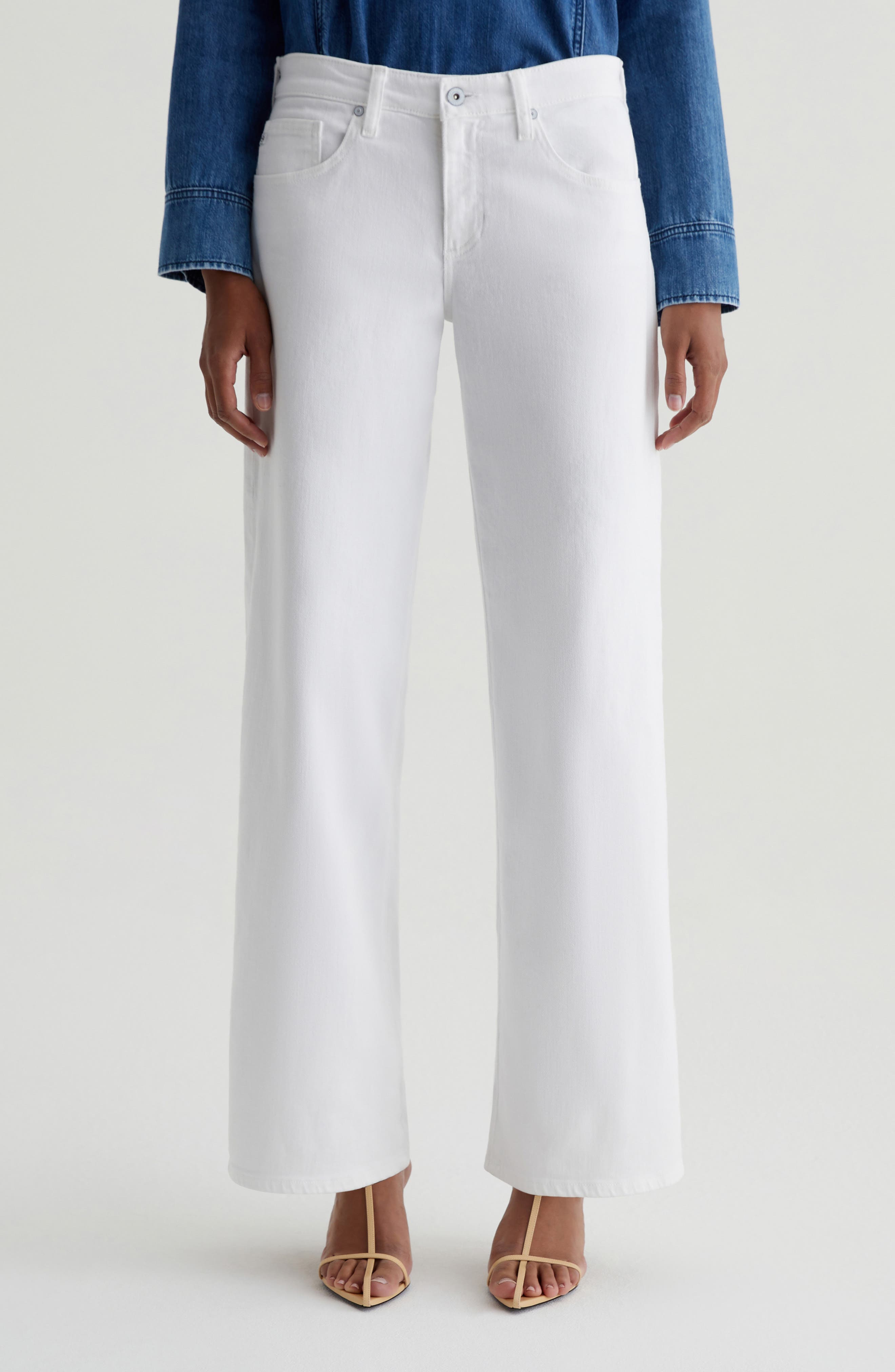 Adria Low Rise Relaxed Wide Leg Jeans - image 1