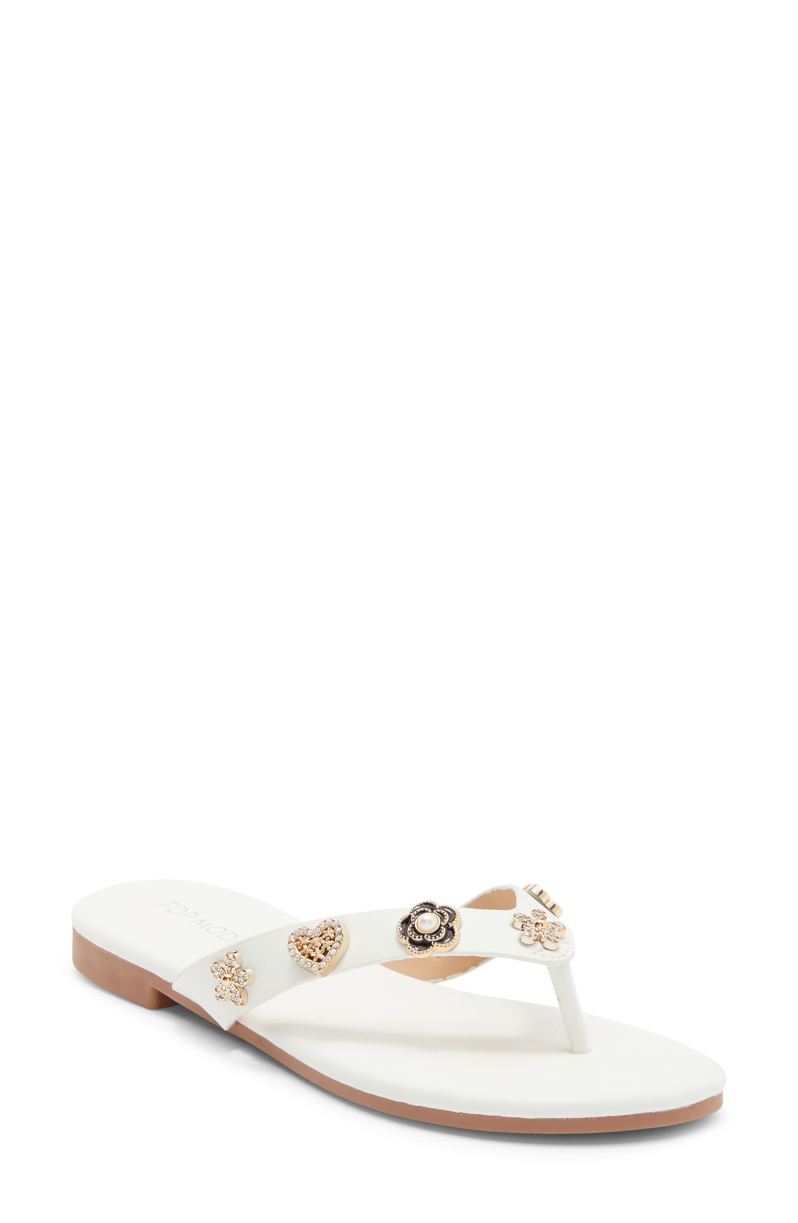 Bessie Embellished Flip Flop - image 3