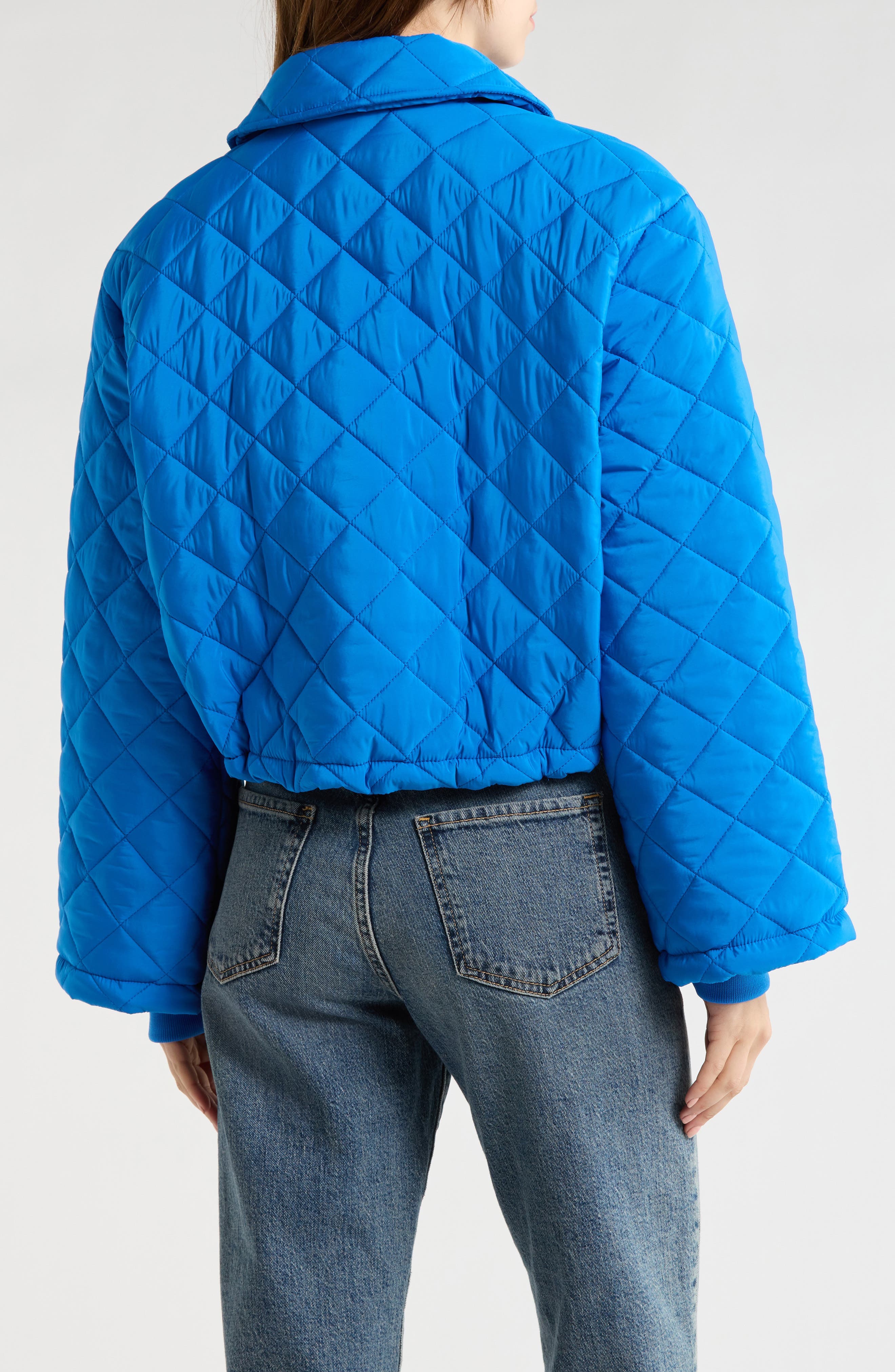 Diamond Quilted Puffer Jacket - image 2