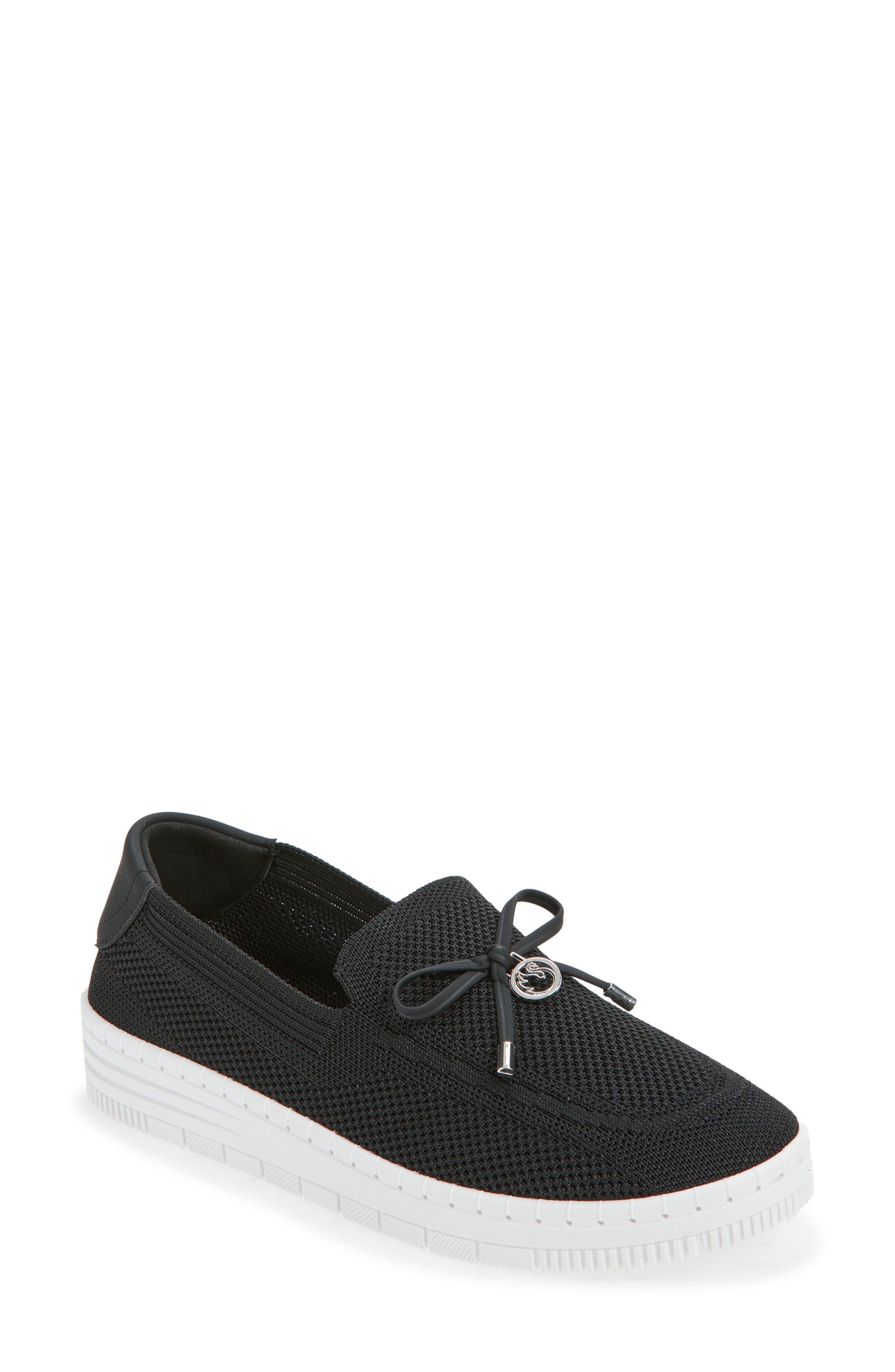 Annette Bow Charm Knit Slip-On Sneaker - image 1
