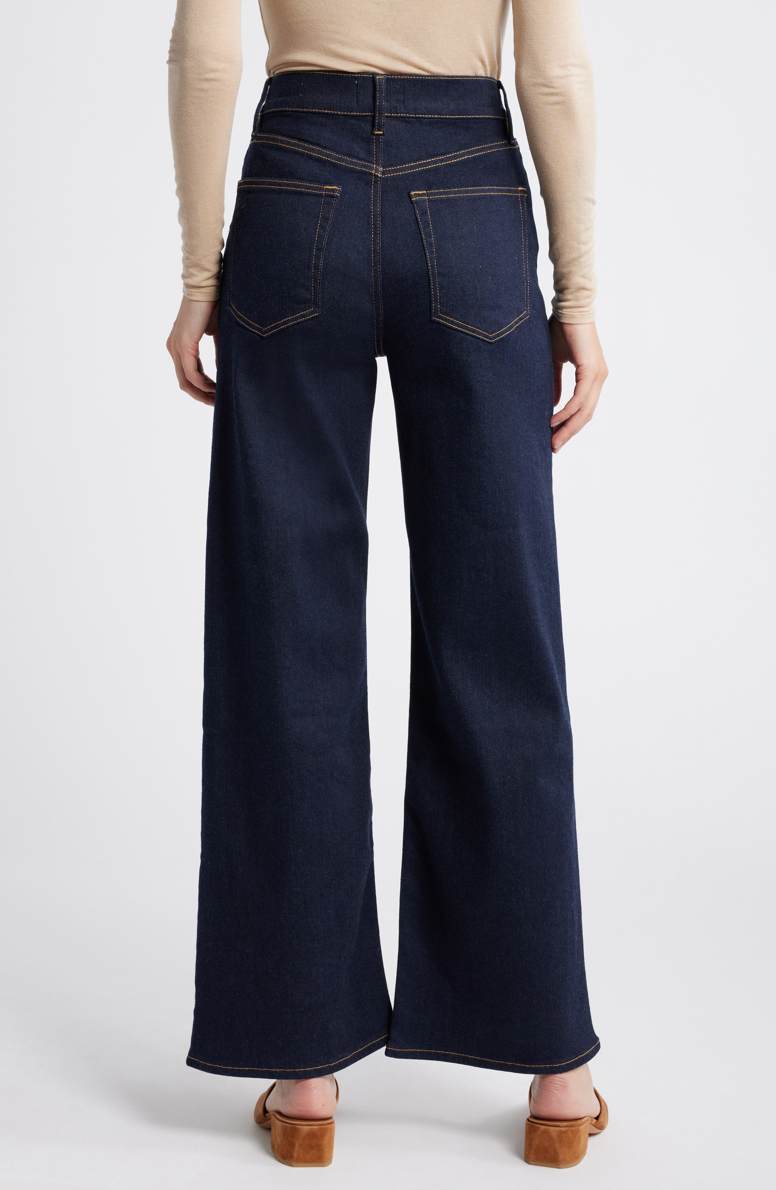 Le Slim Palazzo Ankle Jeans - image 2