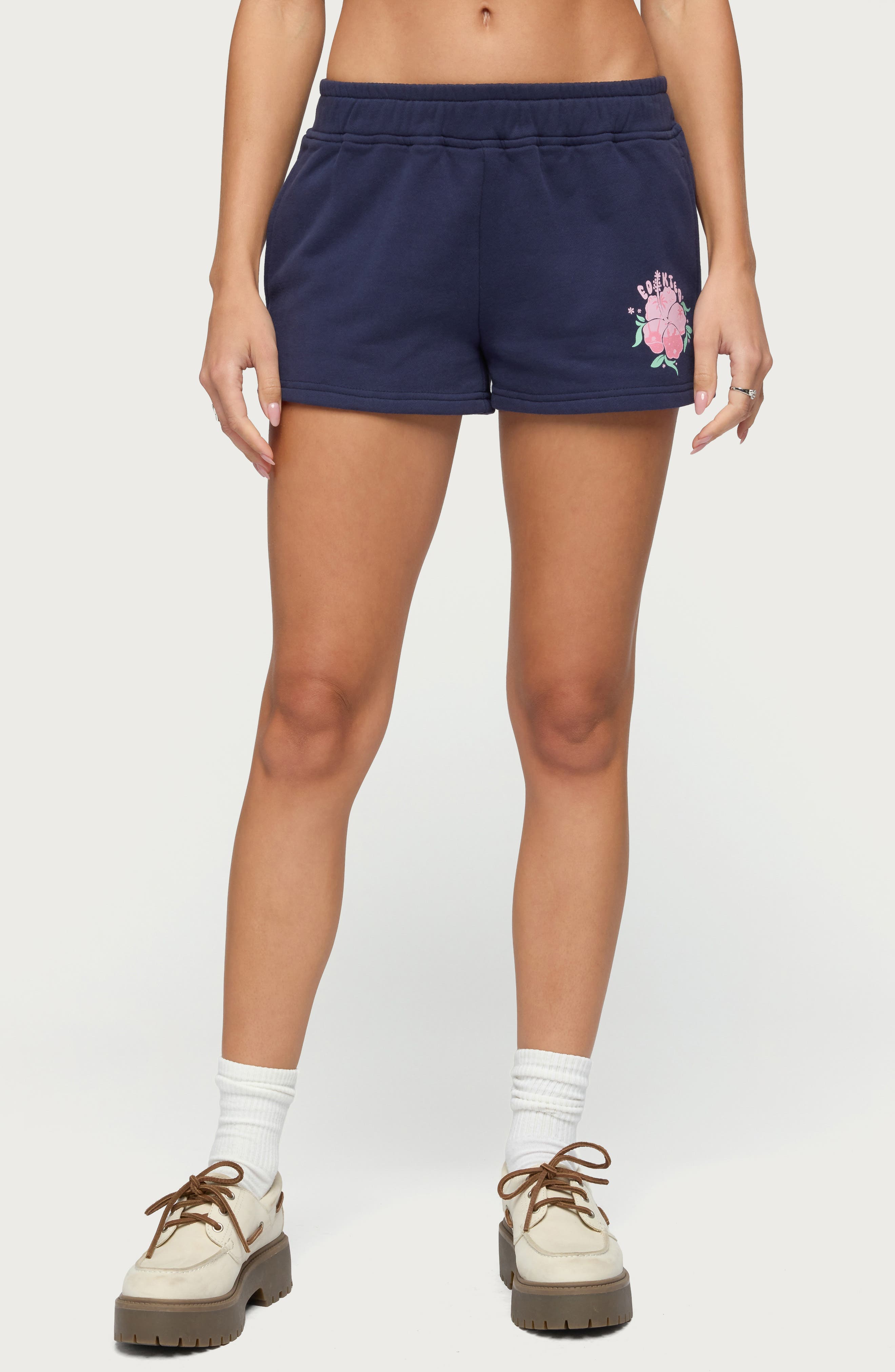 Beach Bloom Sweat Shorts - image 1