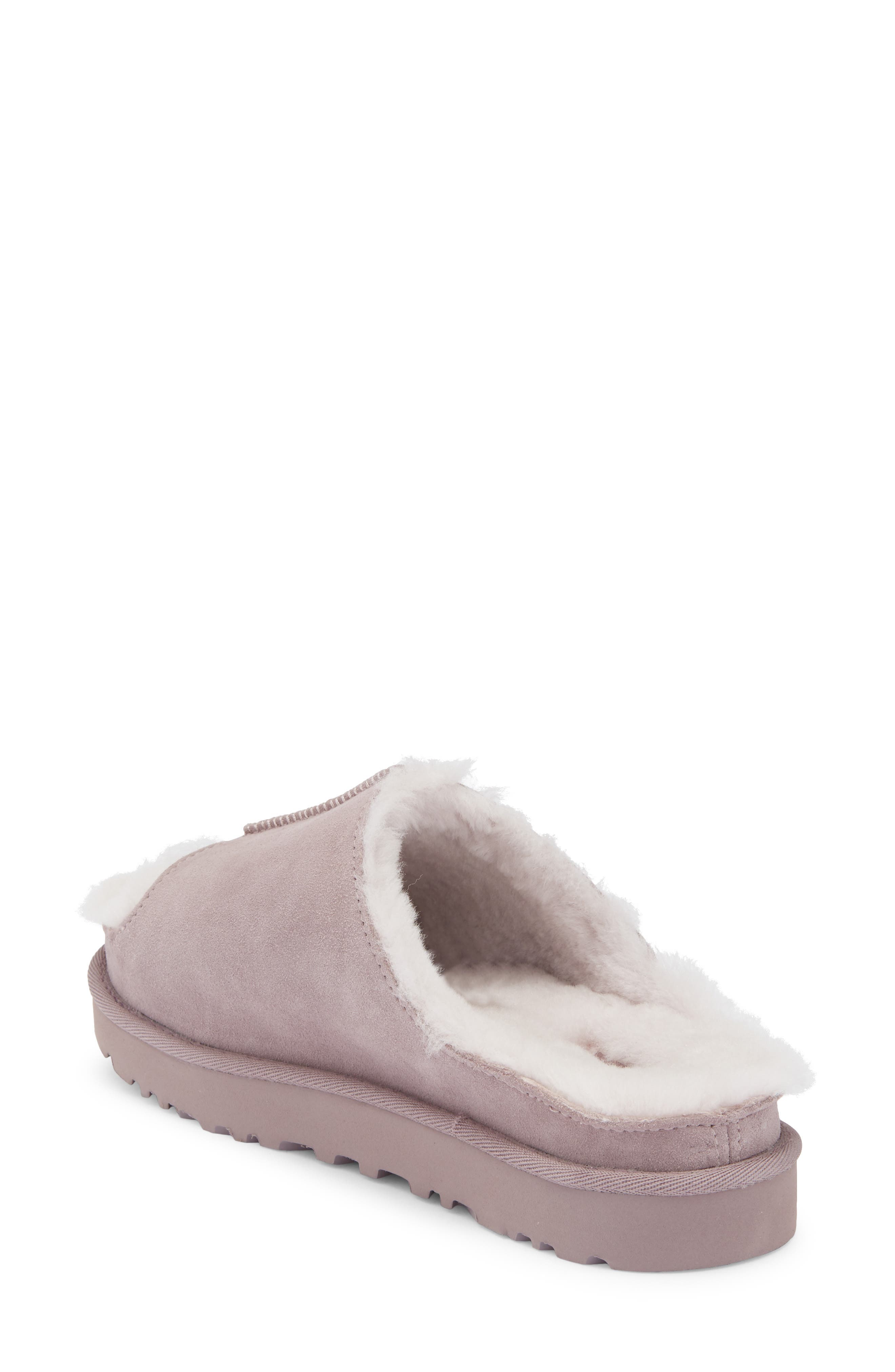 Greenport Genuine Shearling Lined Platform Slide Sandal - image 2