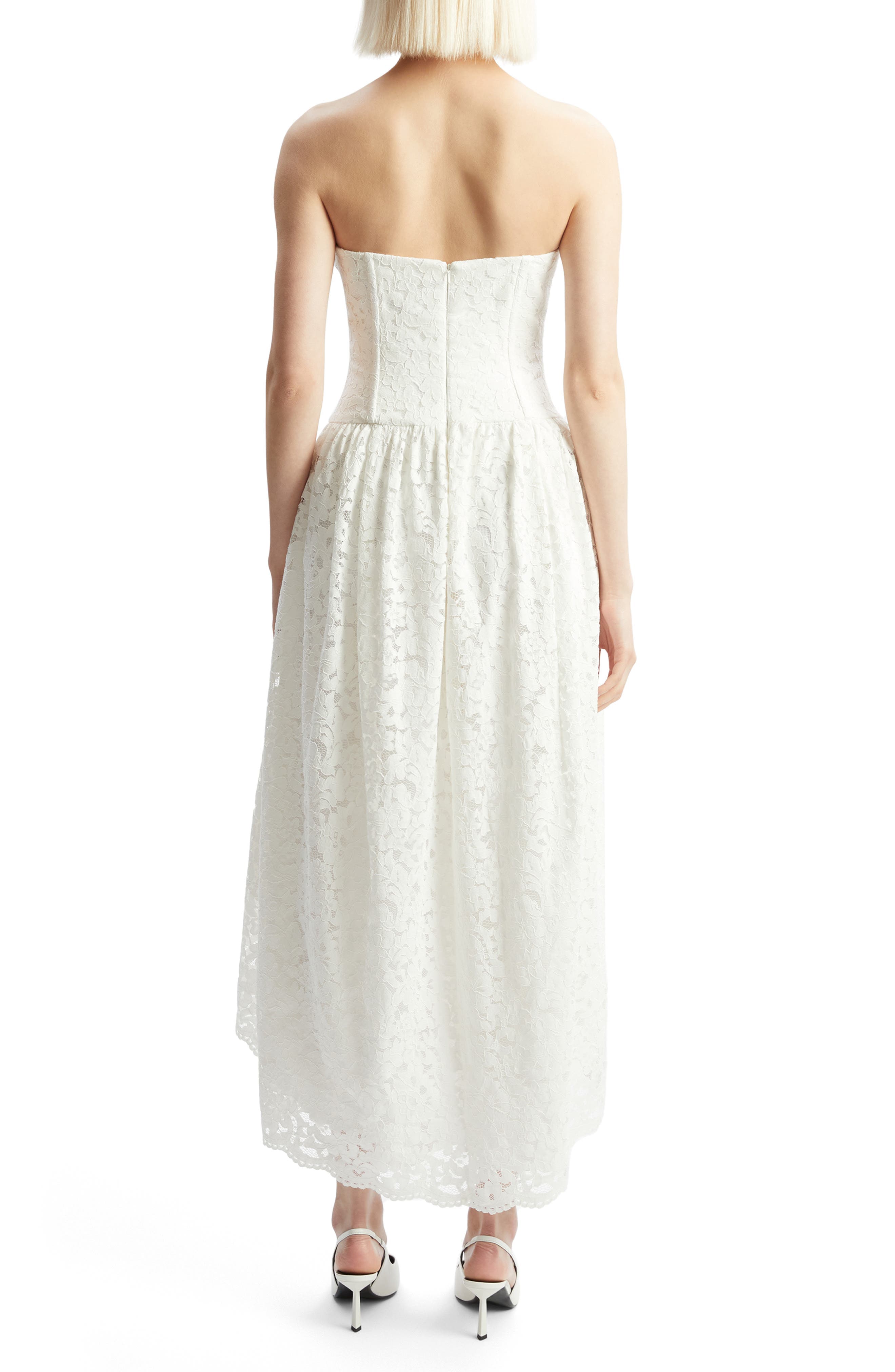 Felicidad Strapless Lace Dress - image 2