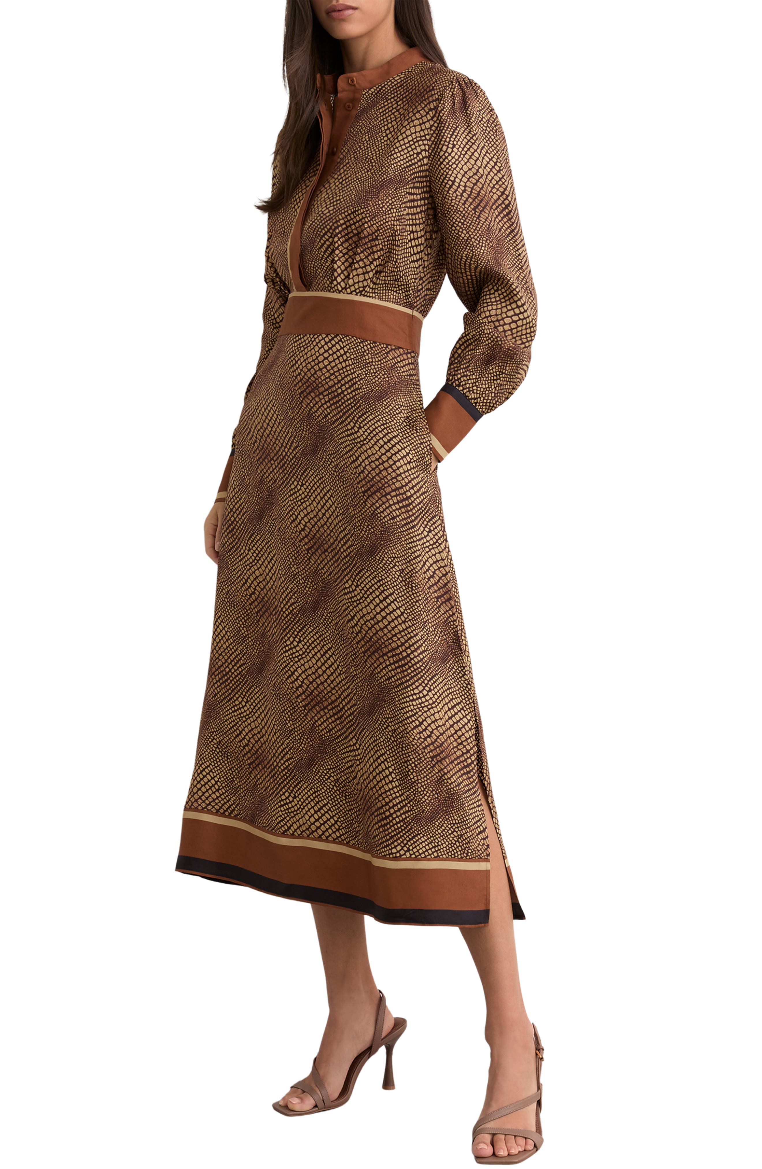 Leia Long Sleeve Shirtdress - image 1