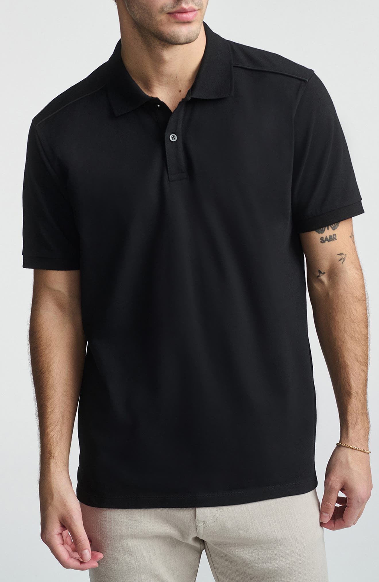 Regular Fit Stretch Cotton Polo - image 1