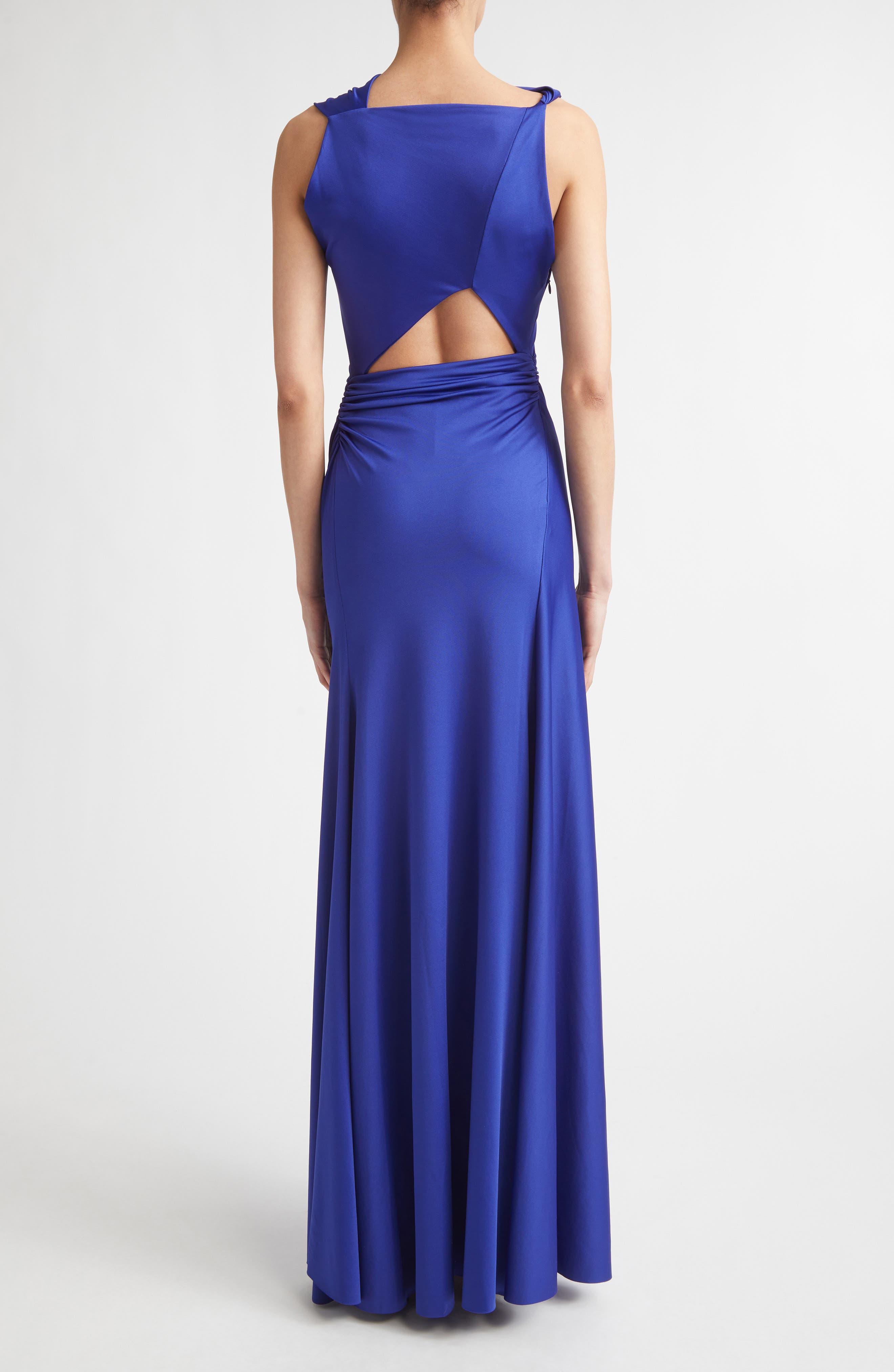 Draped Stretch Jersey Gown - image 2