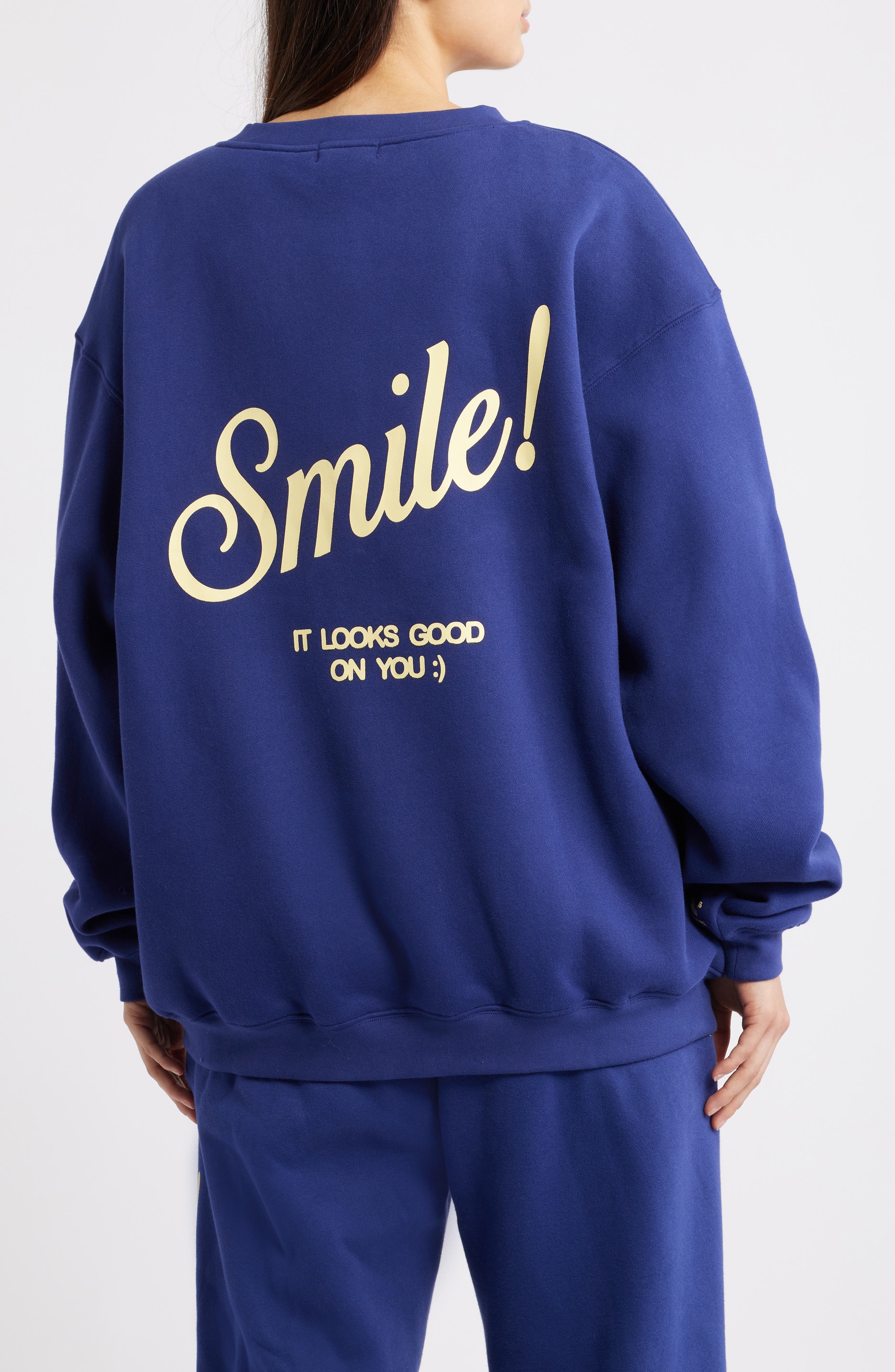 Smiled Oversize Crewneck Sweatshirt - image 2