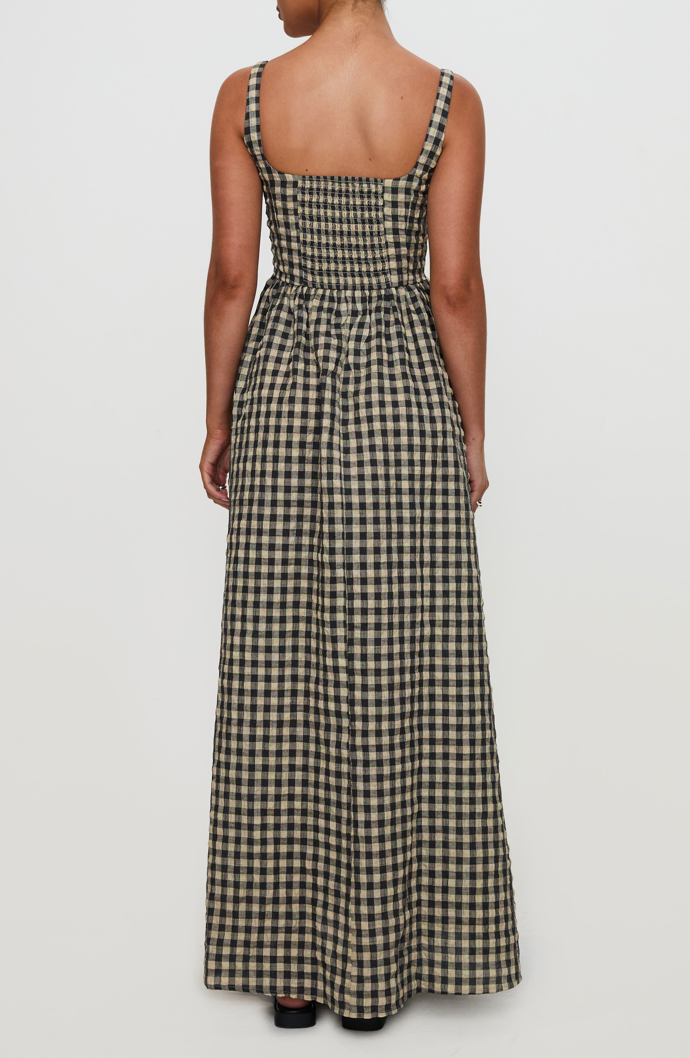 Cartmel Gingham Check Maxi Dress - image 2