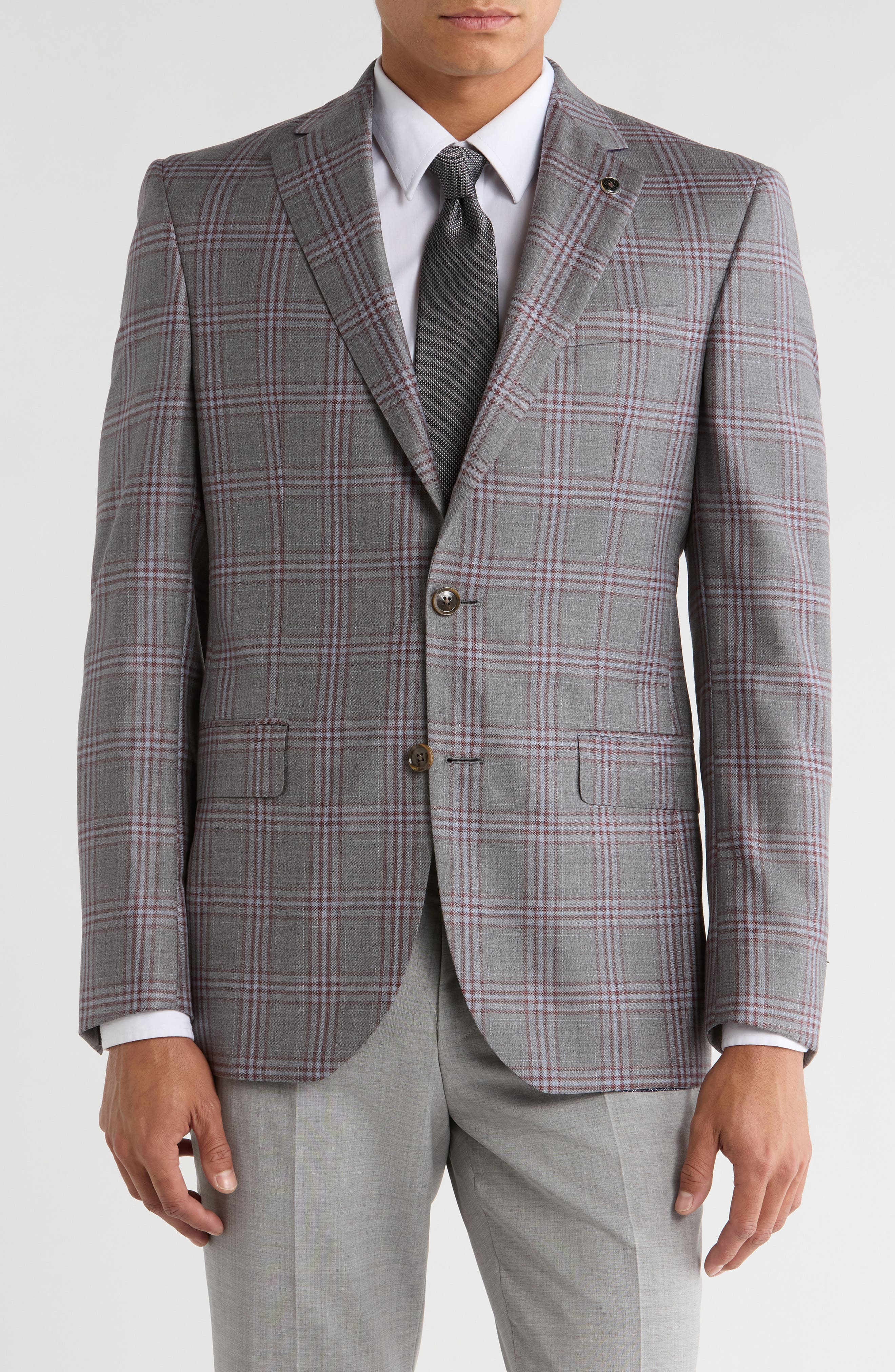 Jarrow Plaid Wool Sport Coat - image 1