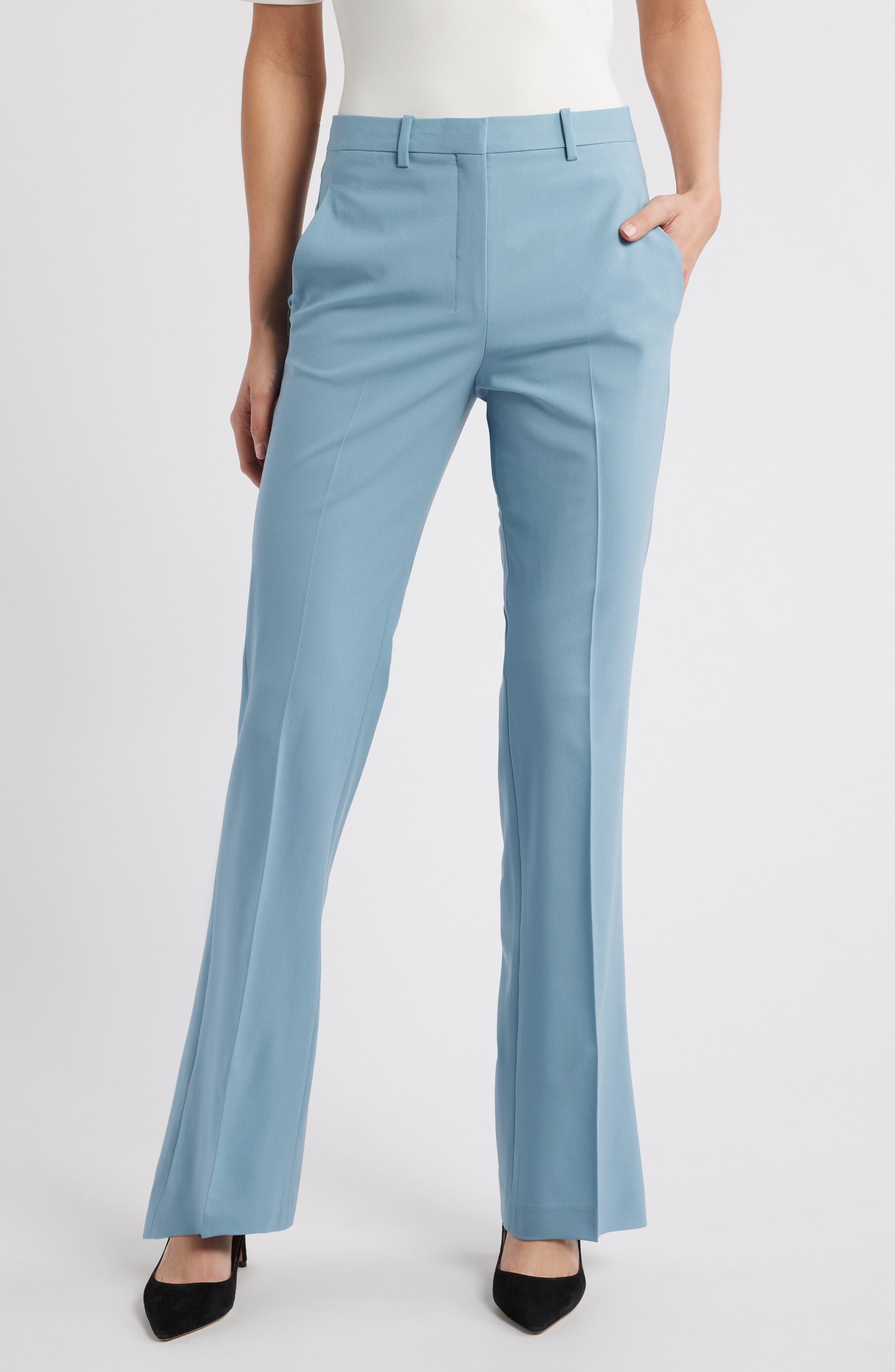 Stretch Wool Trousers - image 1