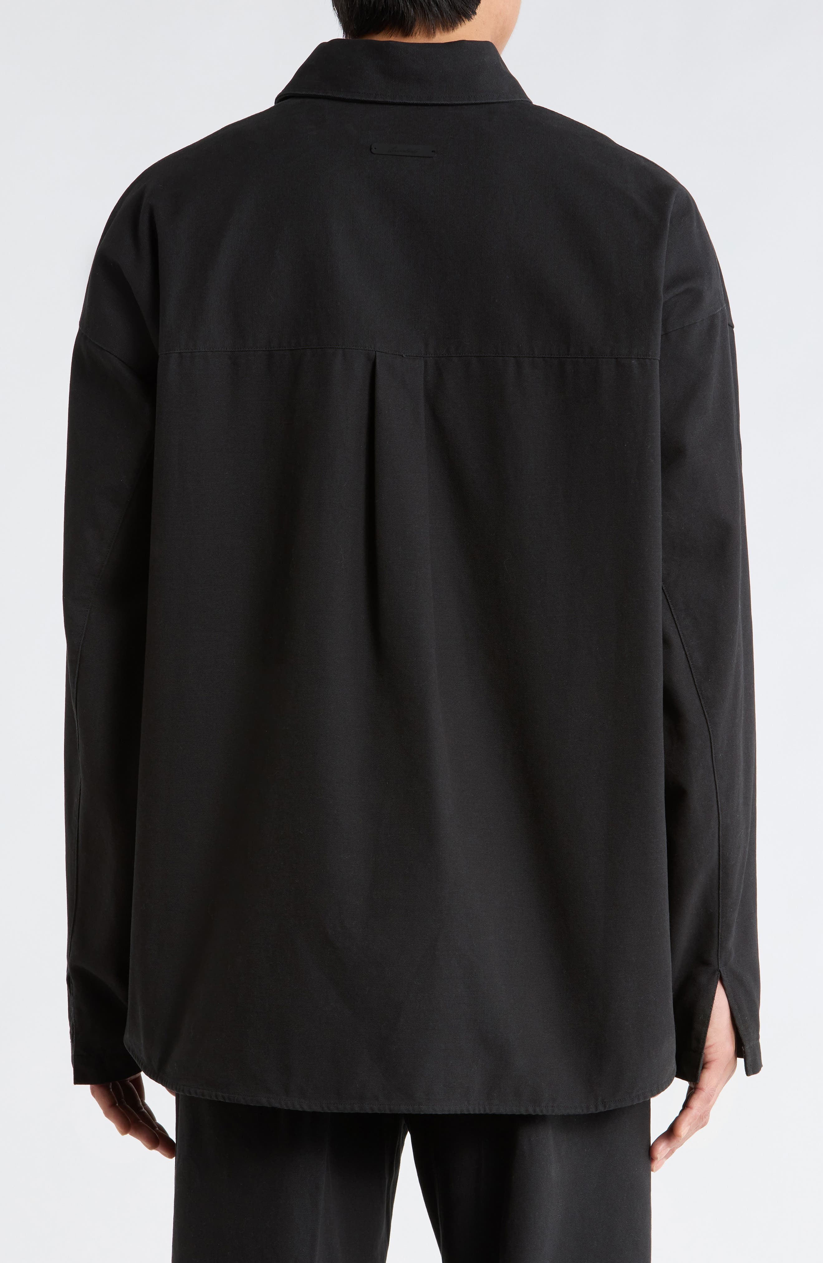 Cotton Canvas Overshirt - image 2