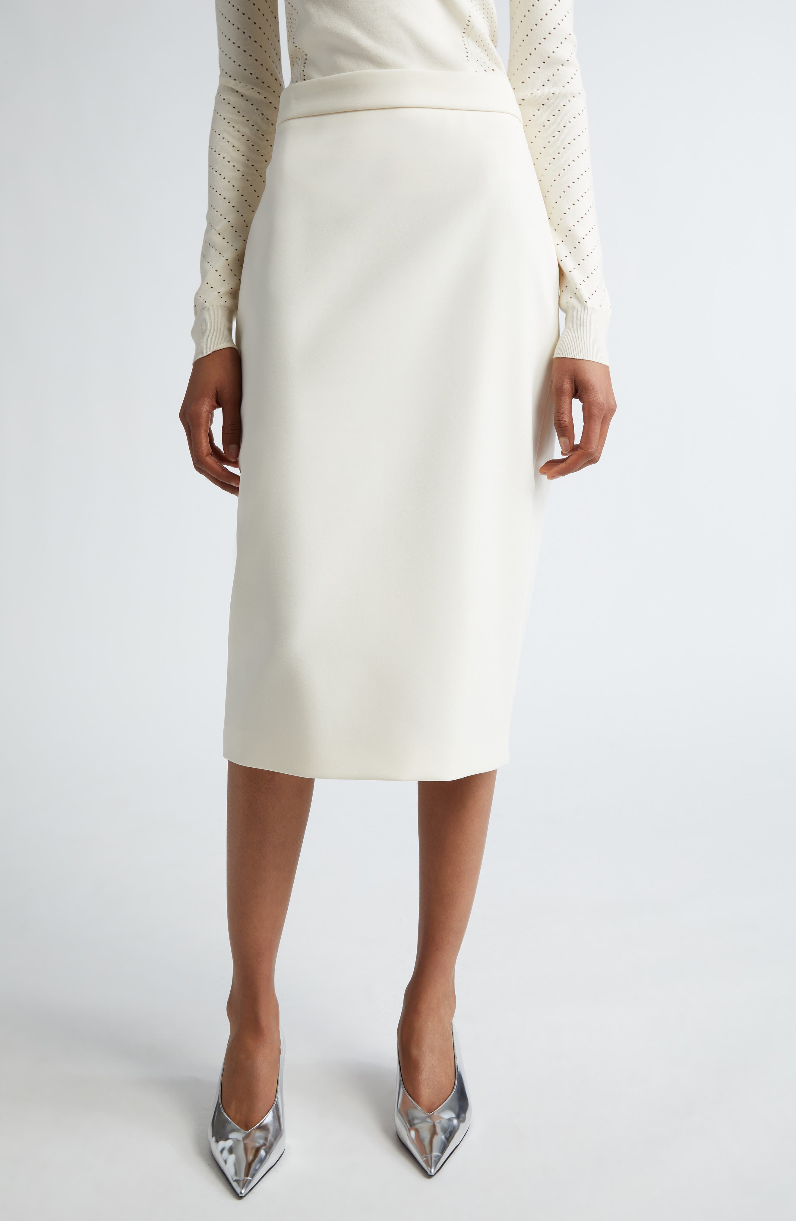 Lubiana Midi Pencil Skirt - image 1