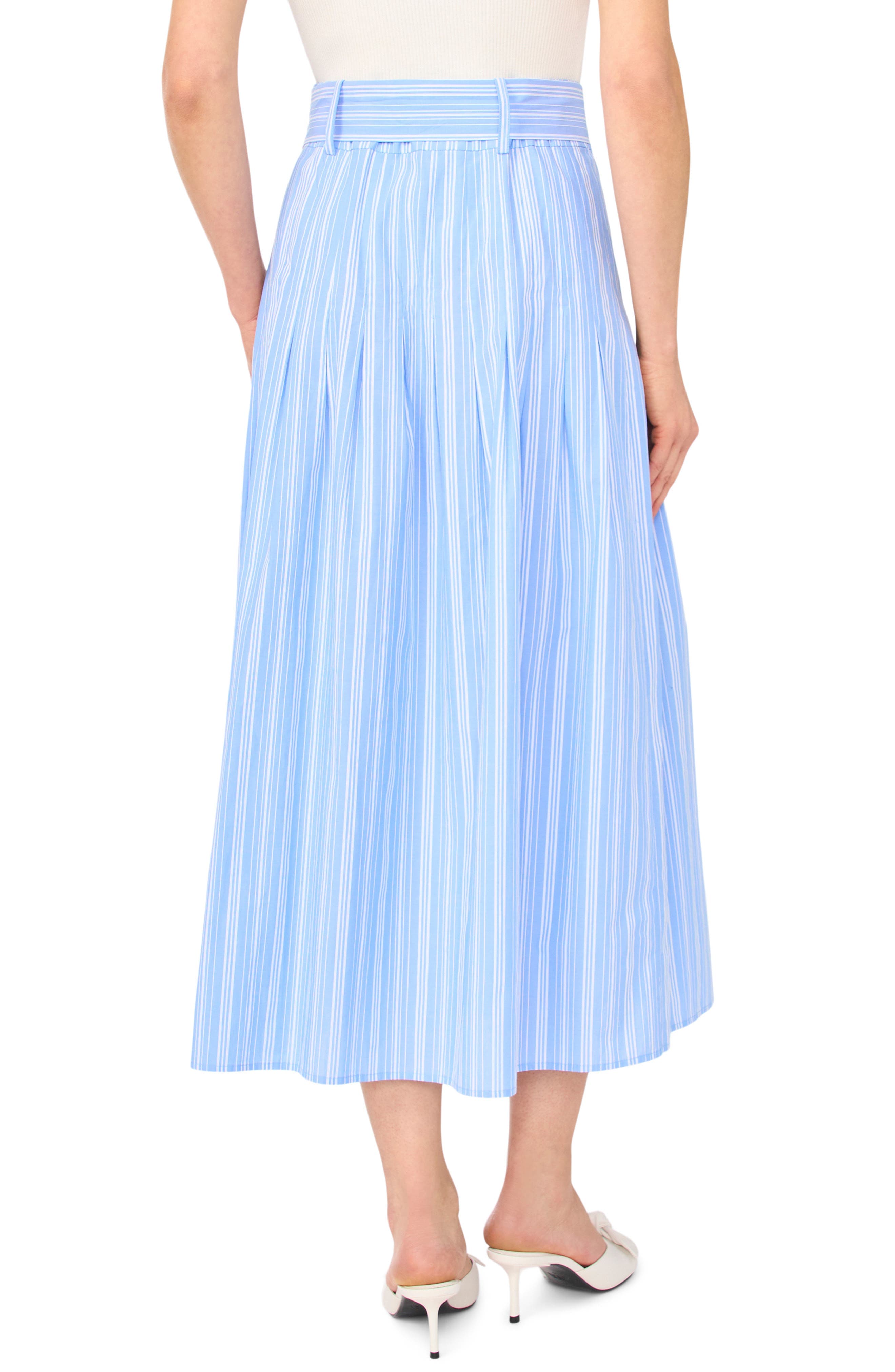 Carrie Stripe Midi Skirt - image 2