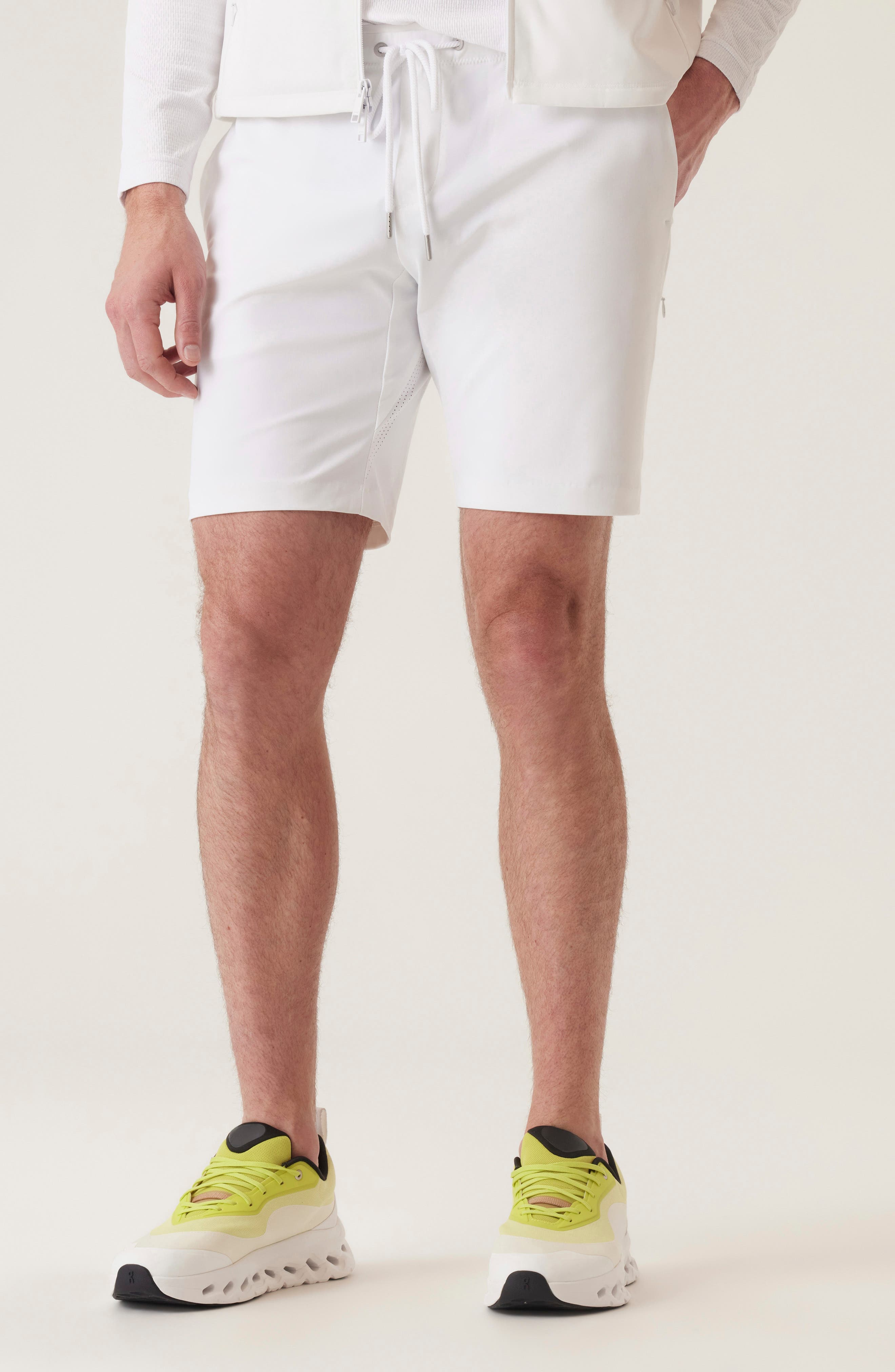 SolarX Stretch Nylon Warp Knit Drawstring Shorts - image 5
