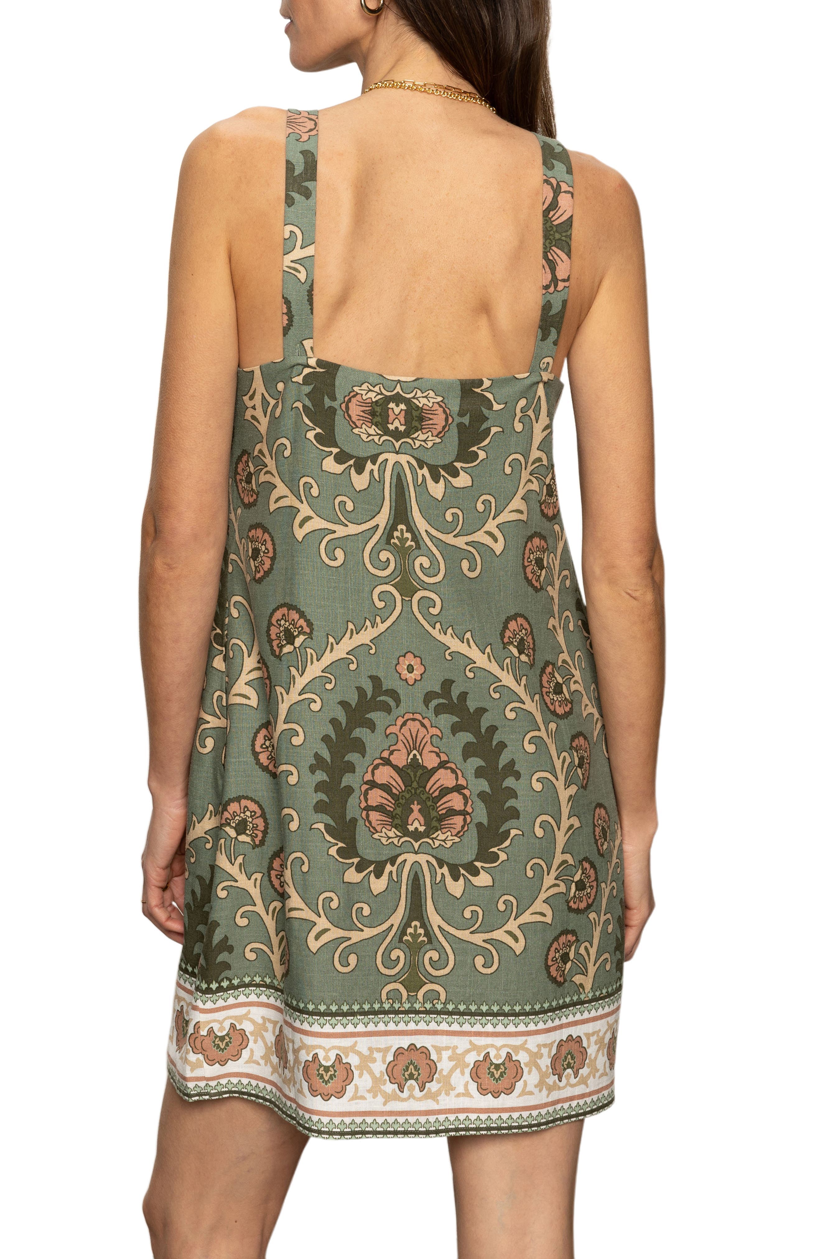 Tapestry Pattern Shift Dress - image 2